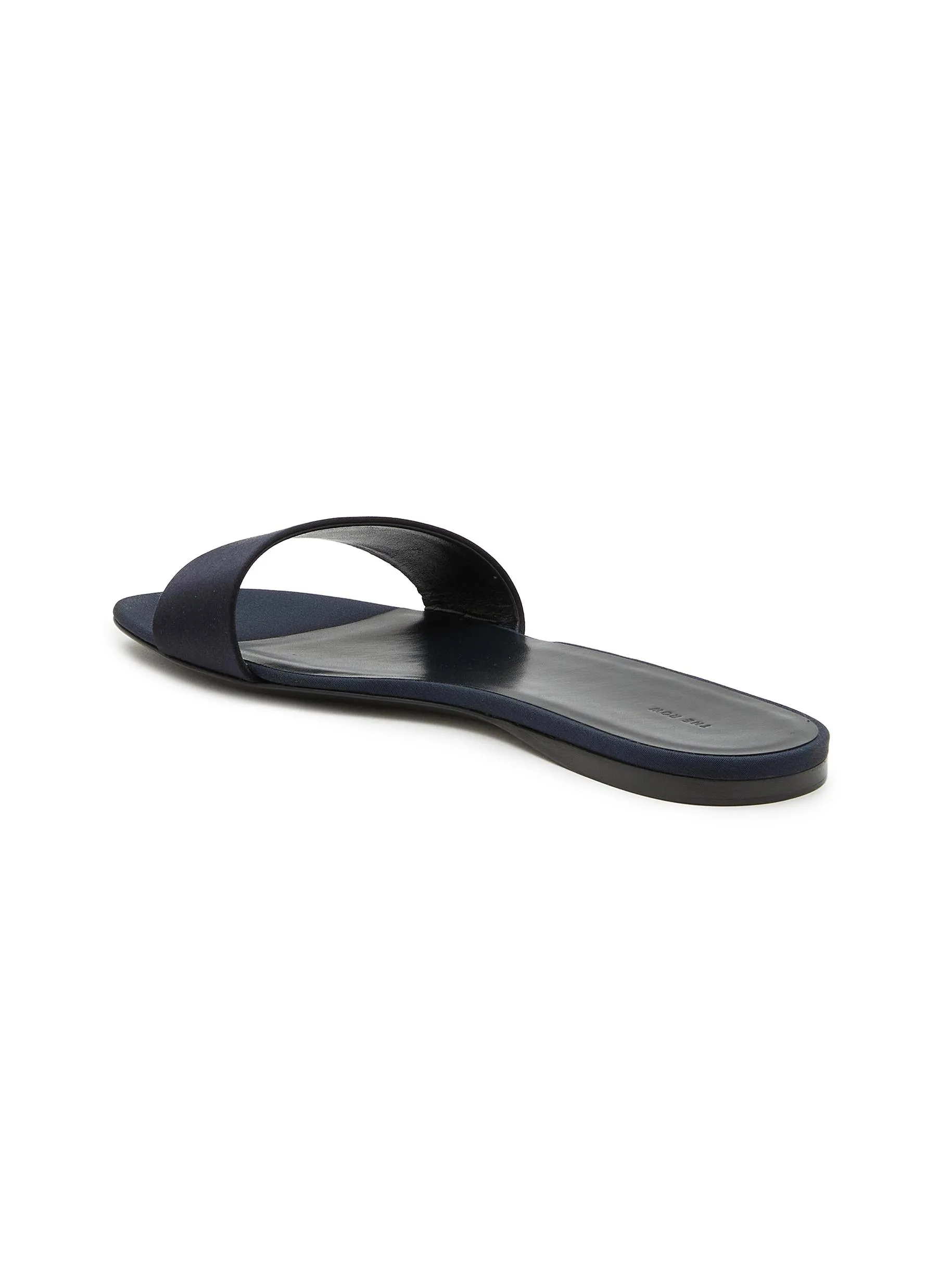 -----------THE ROW ---- ------------ ----Satin Flat Slides --