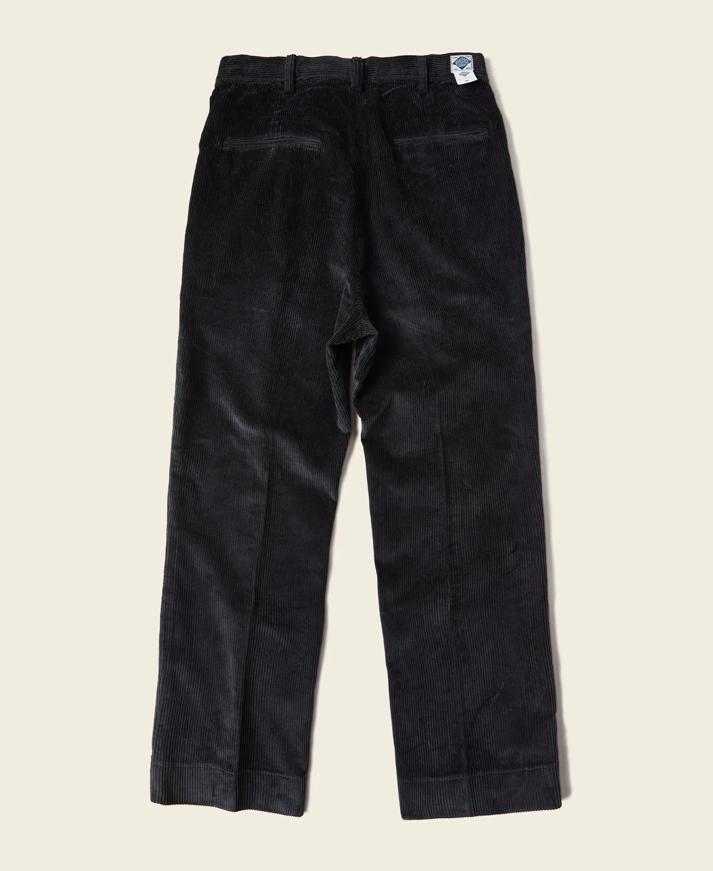 12.5 oz 8 Wale Corduroy Trousers - Black