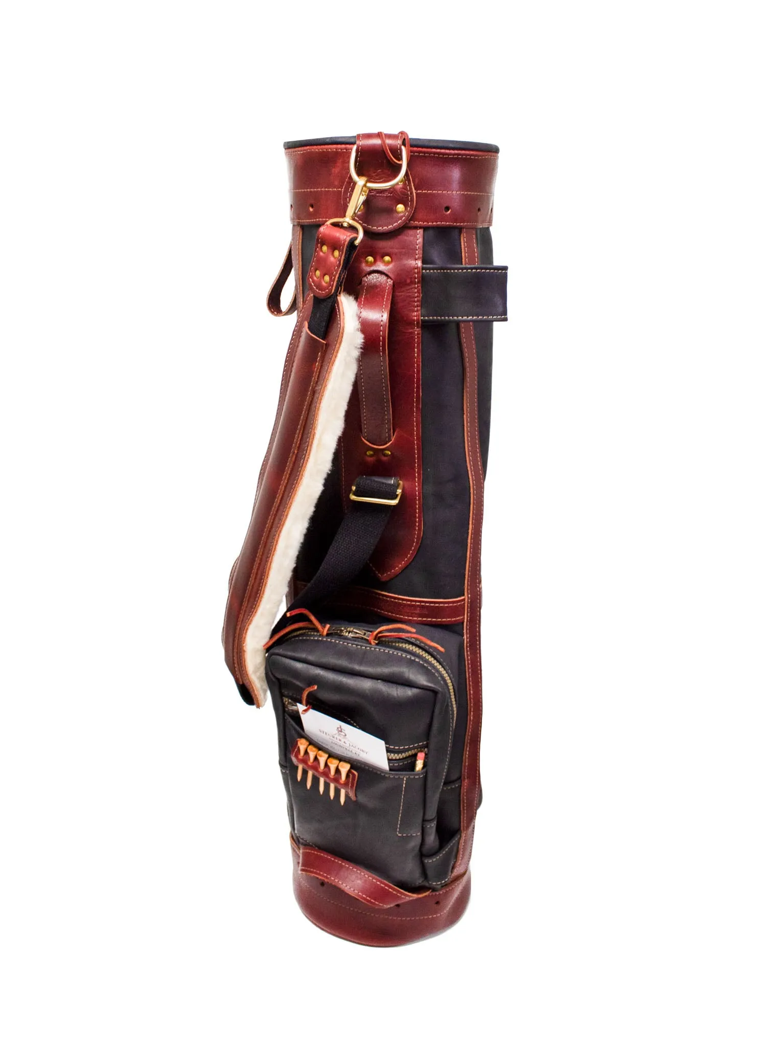 Premium Leather Sunday Golf Bag