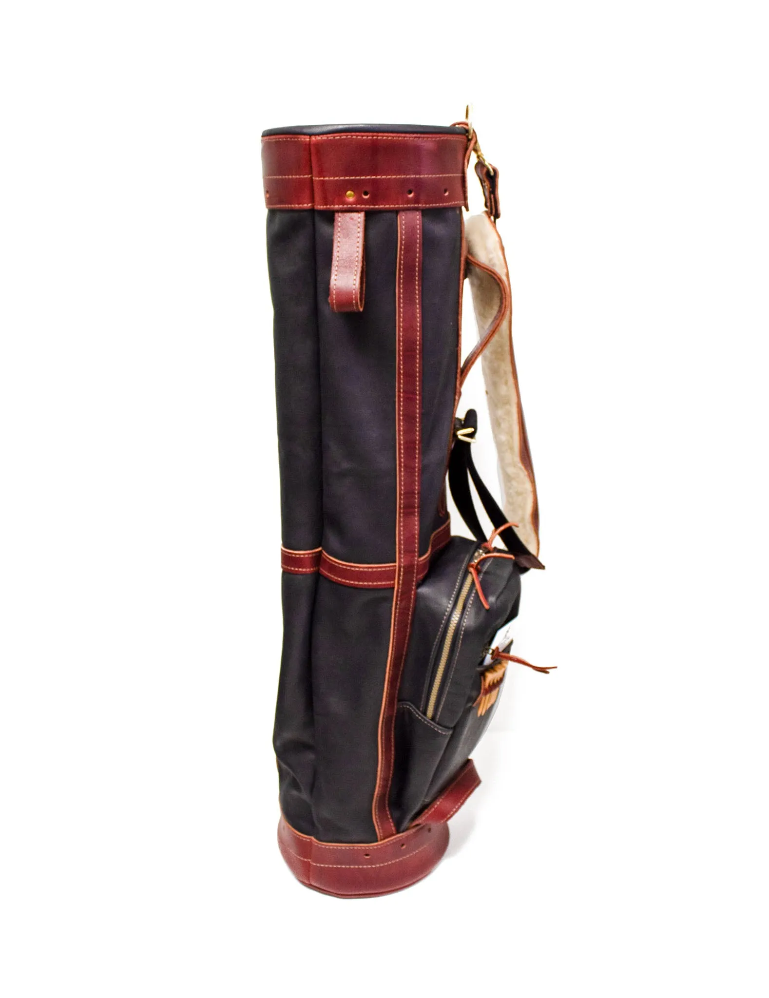 Premium Leather Sunday Golf Bag