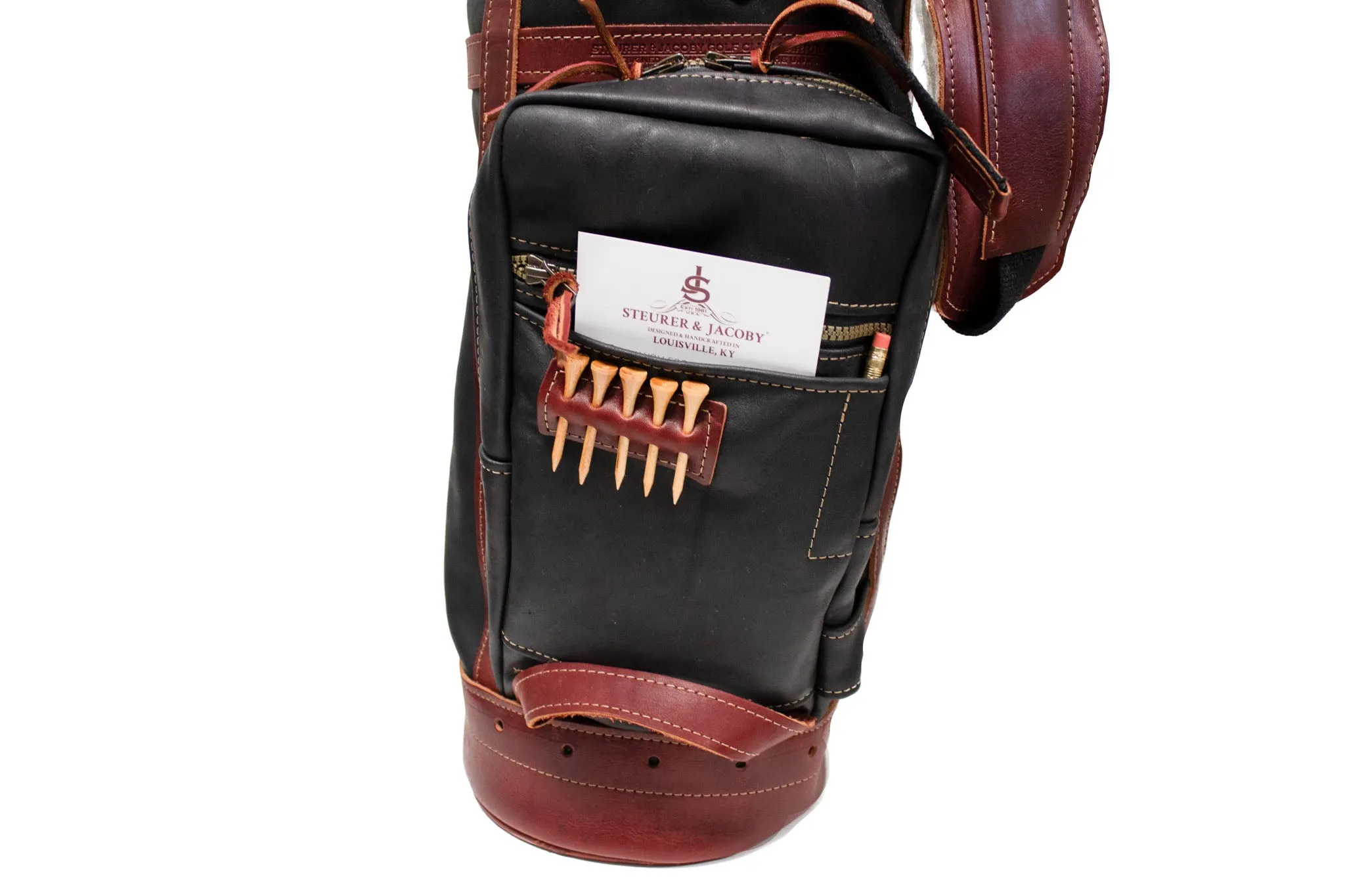 Premium Leather Sunday Golf Bag