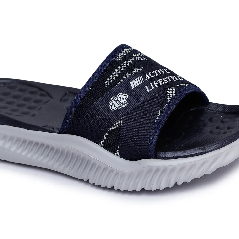 A-HA By Liberty Blue Slides For Men STAMINA-11