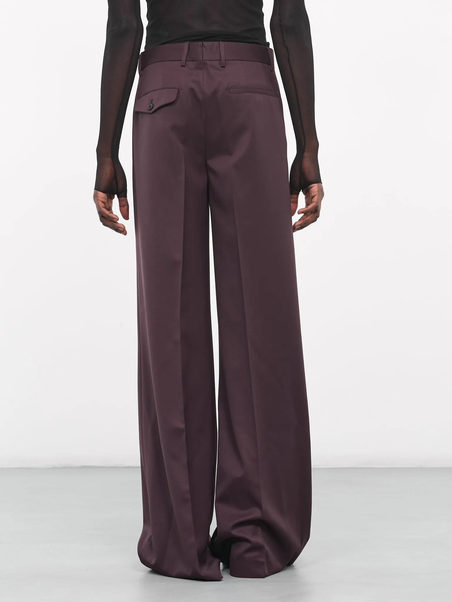 Achaz Trousers (B0011606-FA367-038-AUBERGINE)