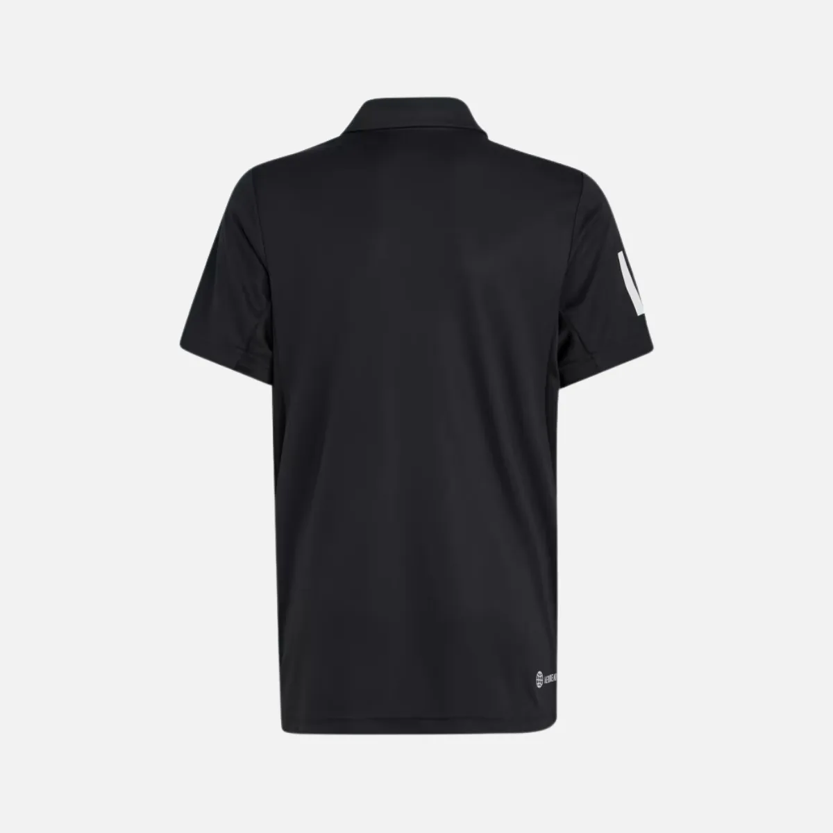 Adidas Kids Boys Polo T-shirt, Black, Club 3 Stripes, 10-16 Years