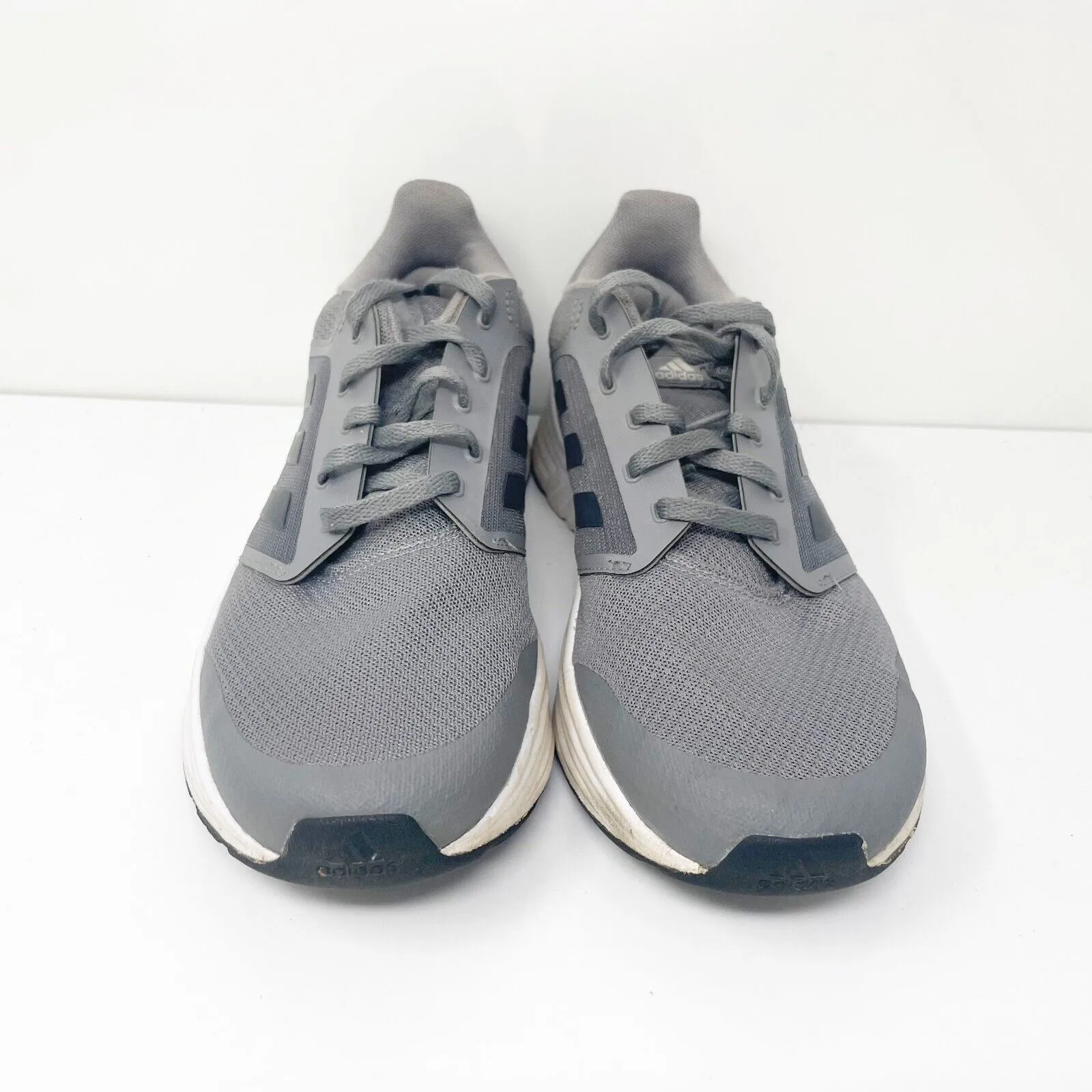 Adidas Mens Galaxy 5 GW0764 Gray Running Shoes Sneakers Size 8