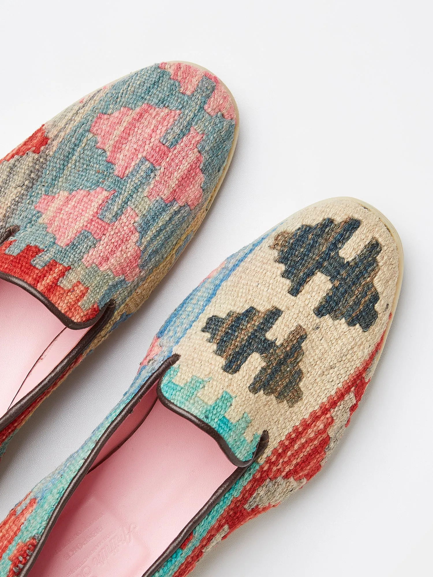 Albert Slippers in Antique Kilim