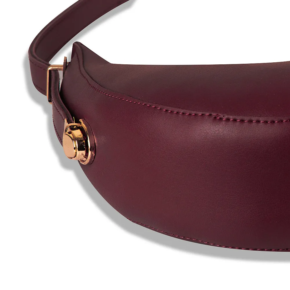 ALICE MAROON SHOULDER BAG