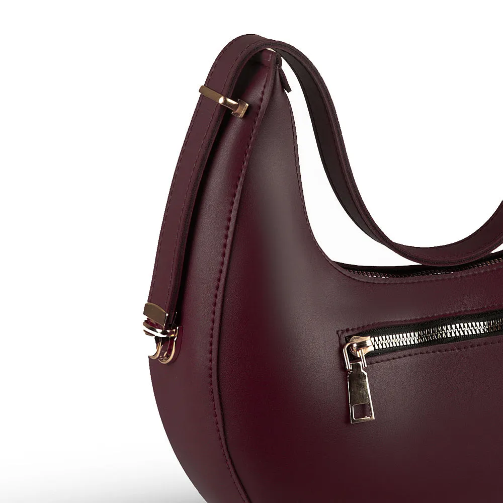 ALICE MAROON SHOULDER BAG