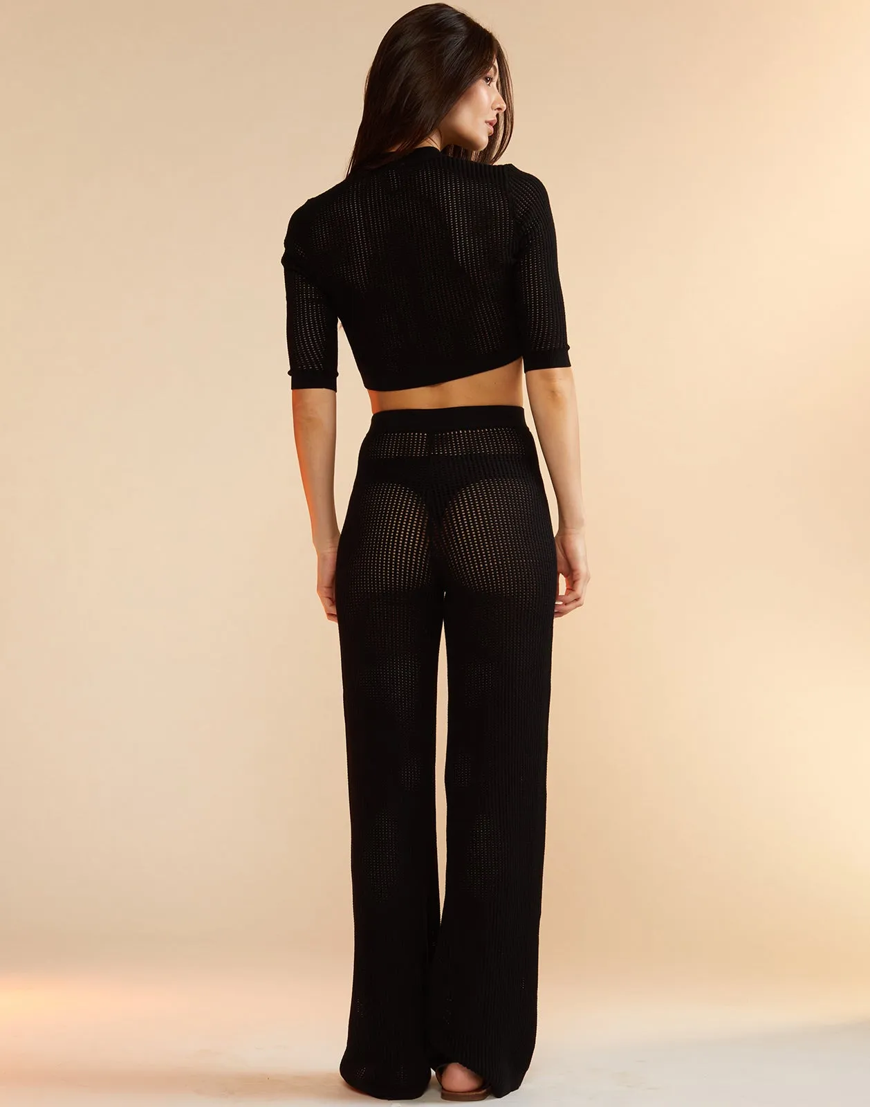 Allegra Crochet Knit Pant