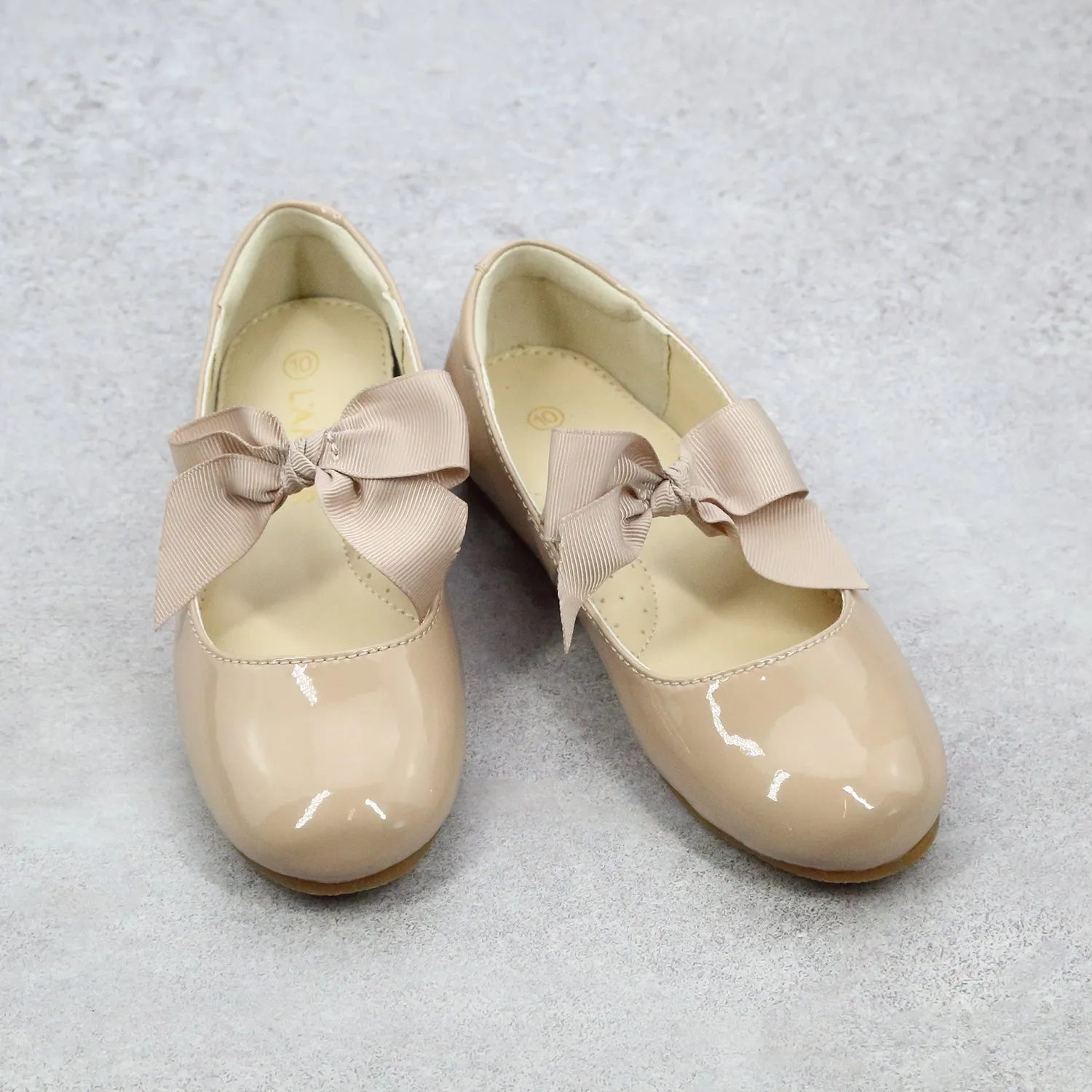 Girls' Bow Flat for Special Occasions by Amelia