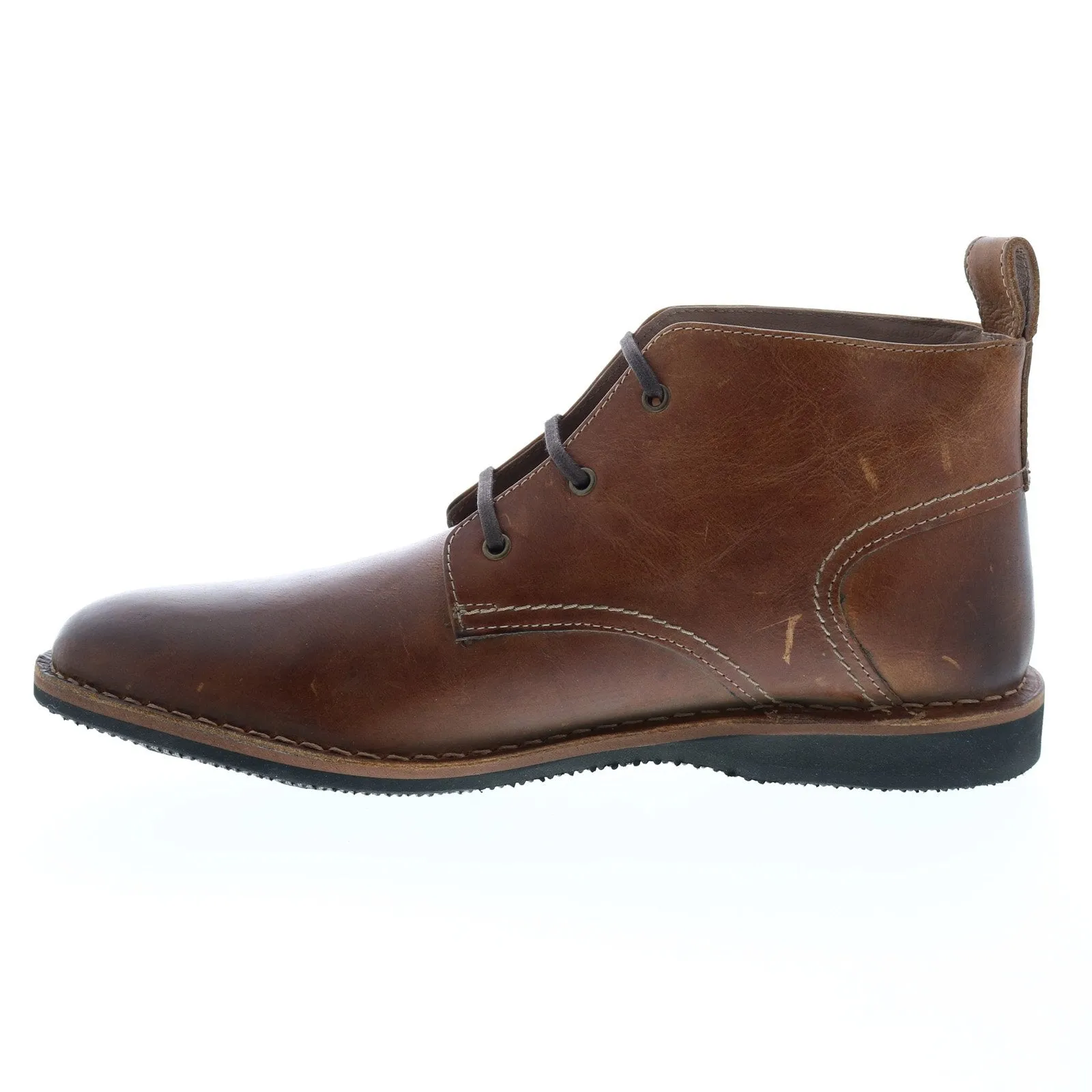 Andrew Marc Men's Brown Leather Chukka Boots - AMDORCKL-2205