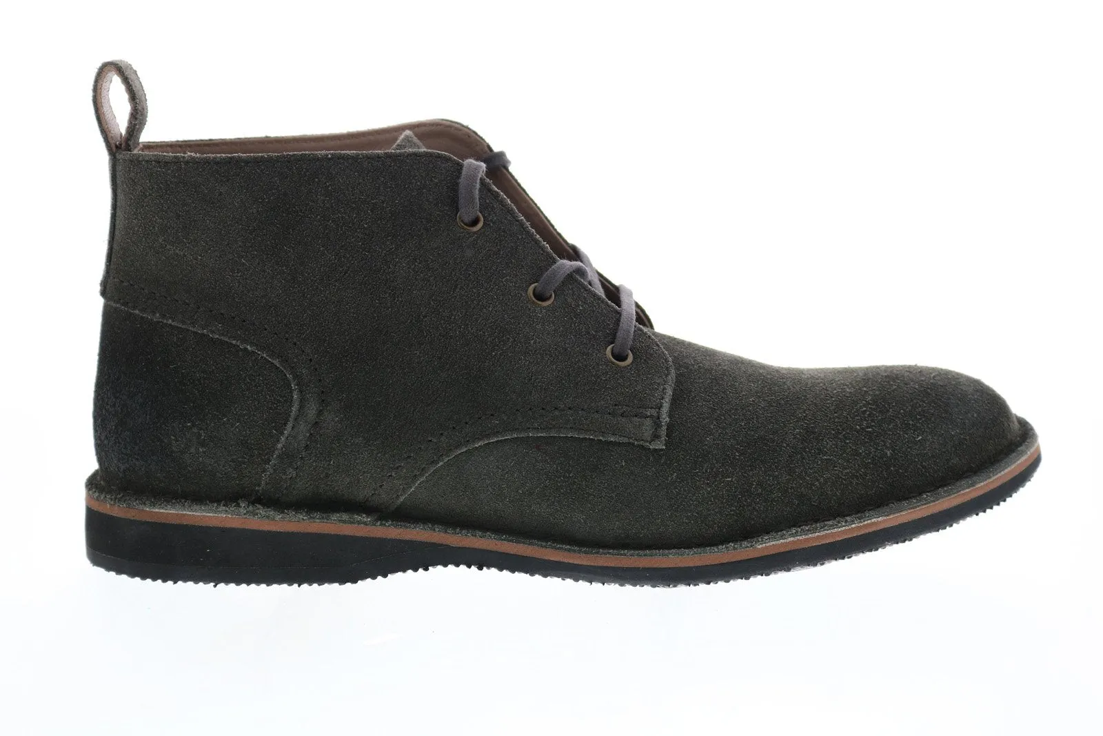 Andrew Marc Men's Gray Synthetic Chukka Boots - AMDORCKL-0089