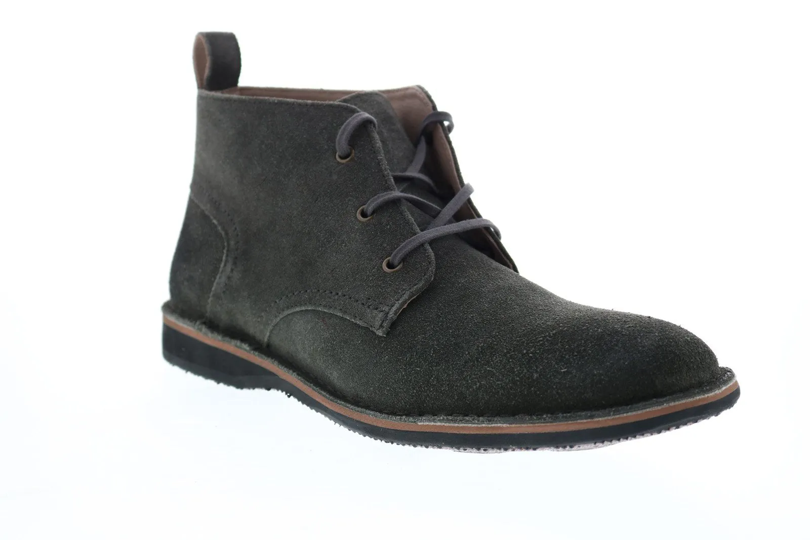 Andrew Marc Men's Gray Synthetic Chukka Boots - AMDORCKL-0089