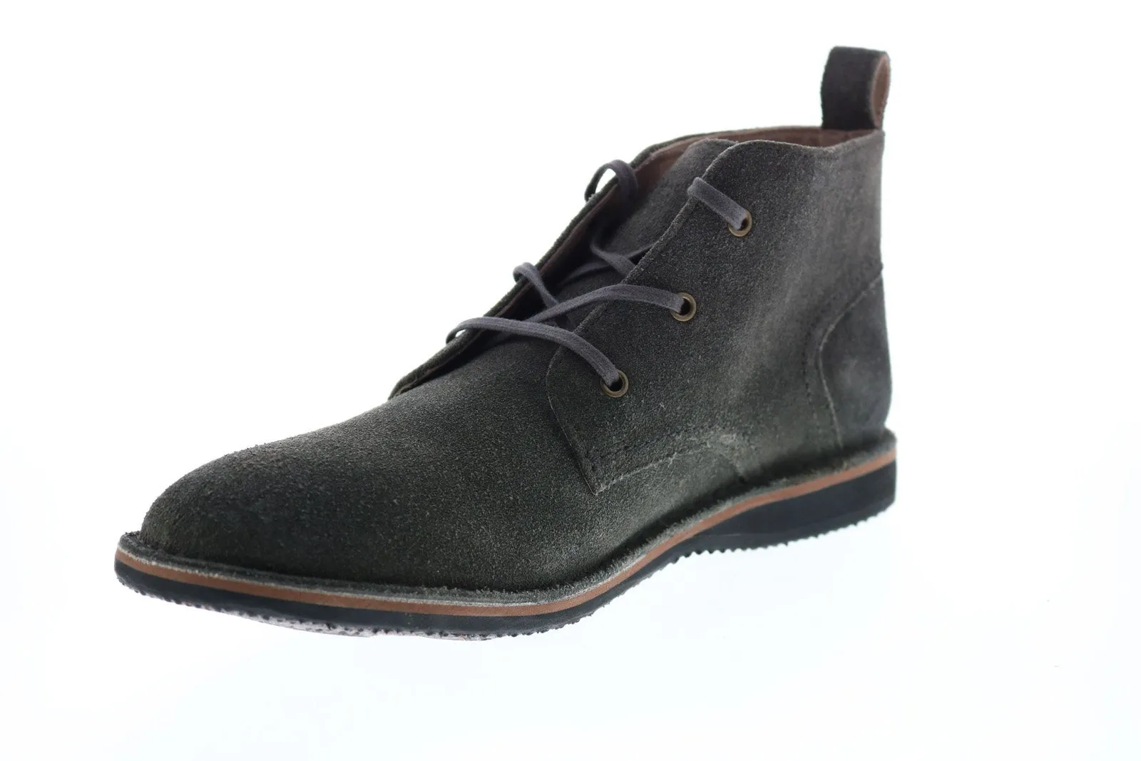 Andrew Marc Men's Gray Synthetic Chukka Boots - AMDORCKL-0089