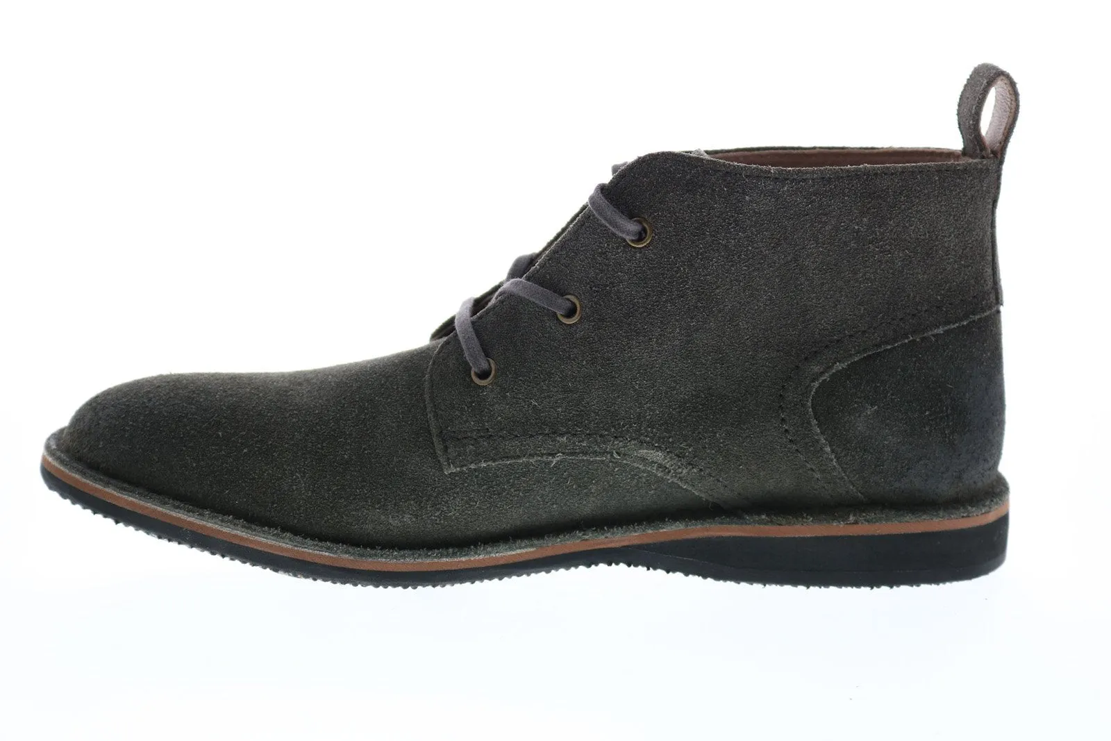 Andrew Marc Men's Gray Synthetic Chukka Boots - AMDORCKL-0089