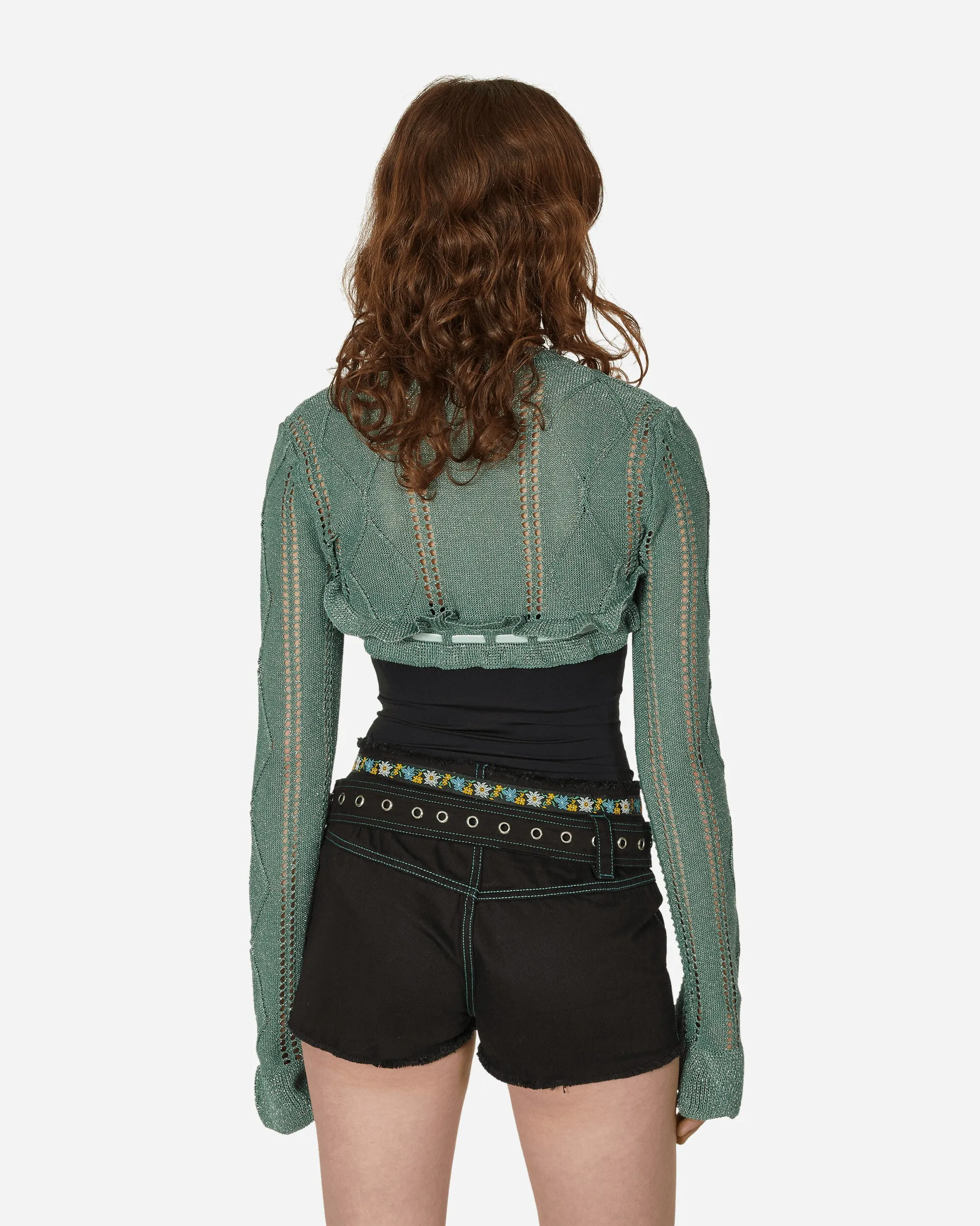 Annalisa Bolero Knit Green