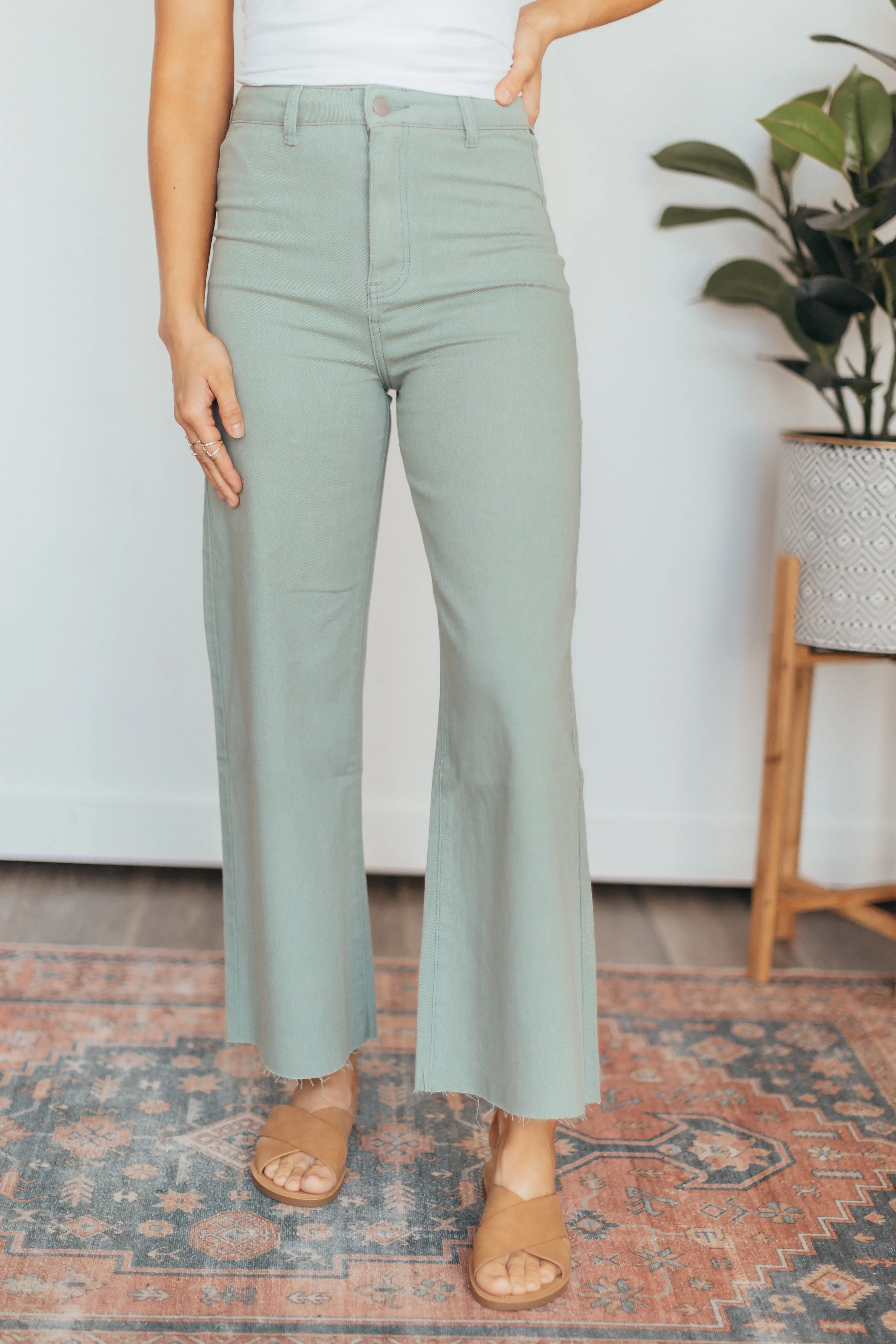 Annie High Rise Wide Leg Jeans in 10 Color Options