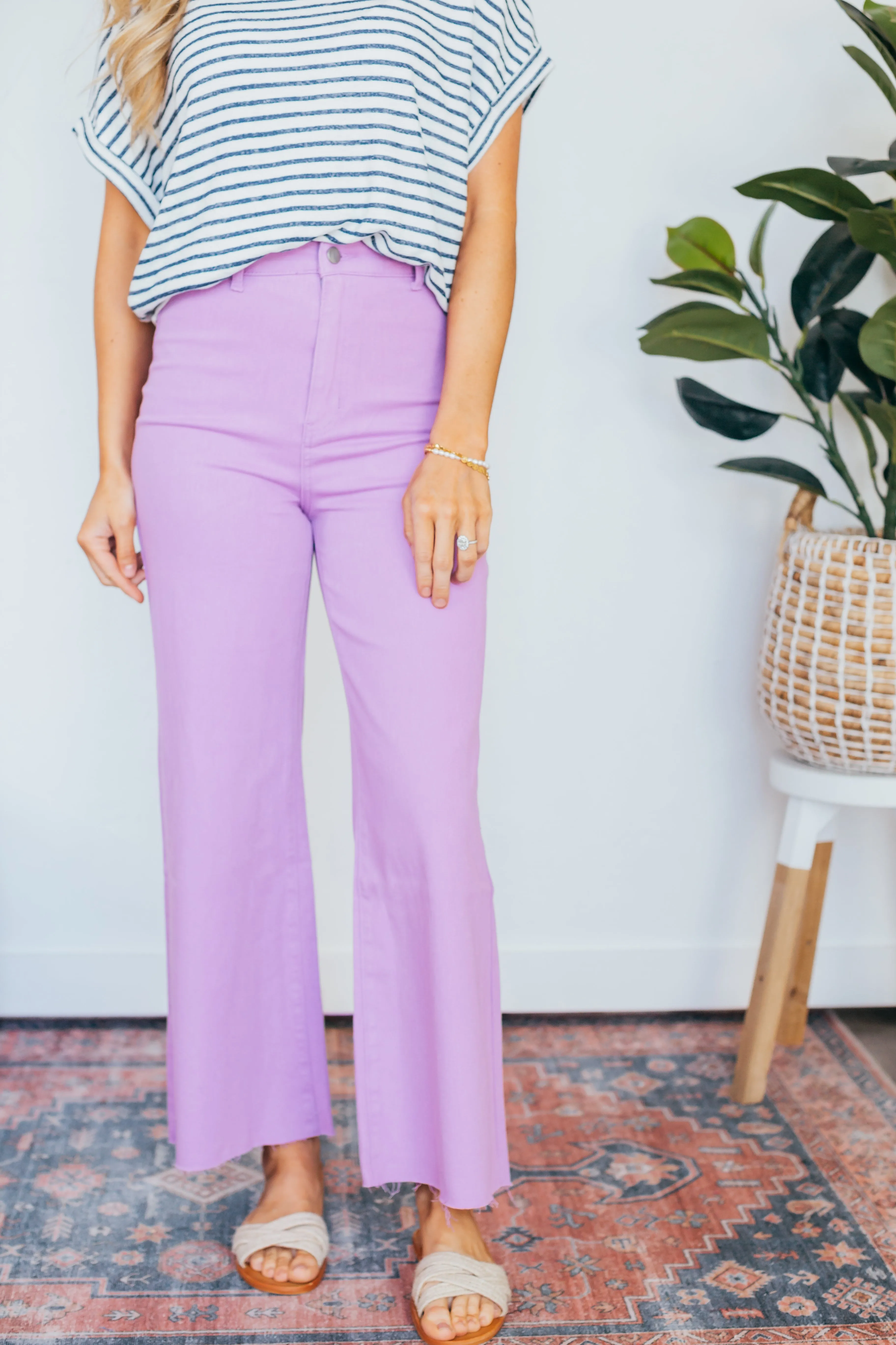 Annie High Rise Wide Leg Jeans in 10 Color Options