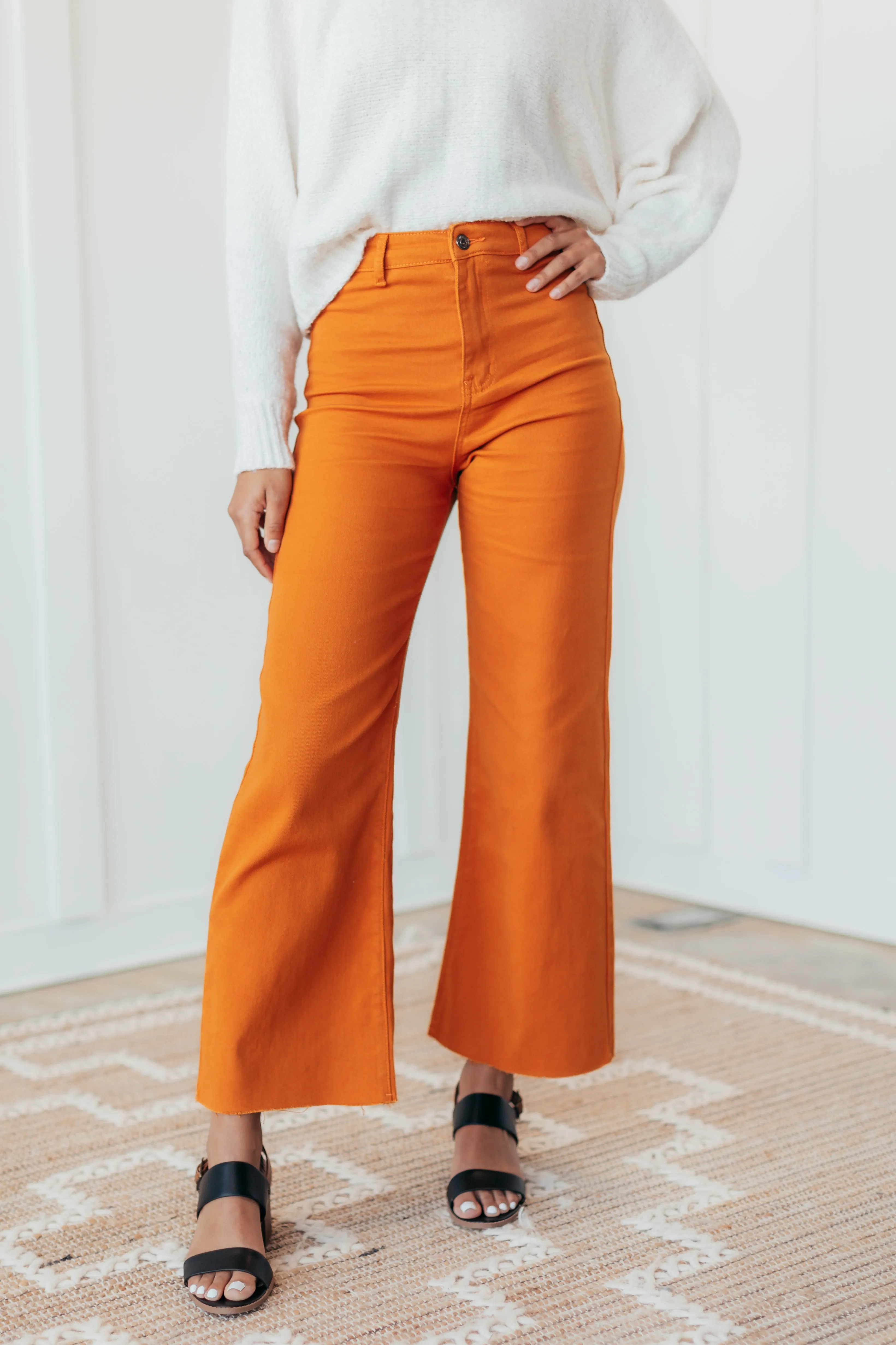 Annie High Rise Wide Leg Jeans in 10 Color Options