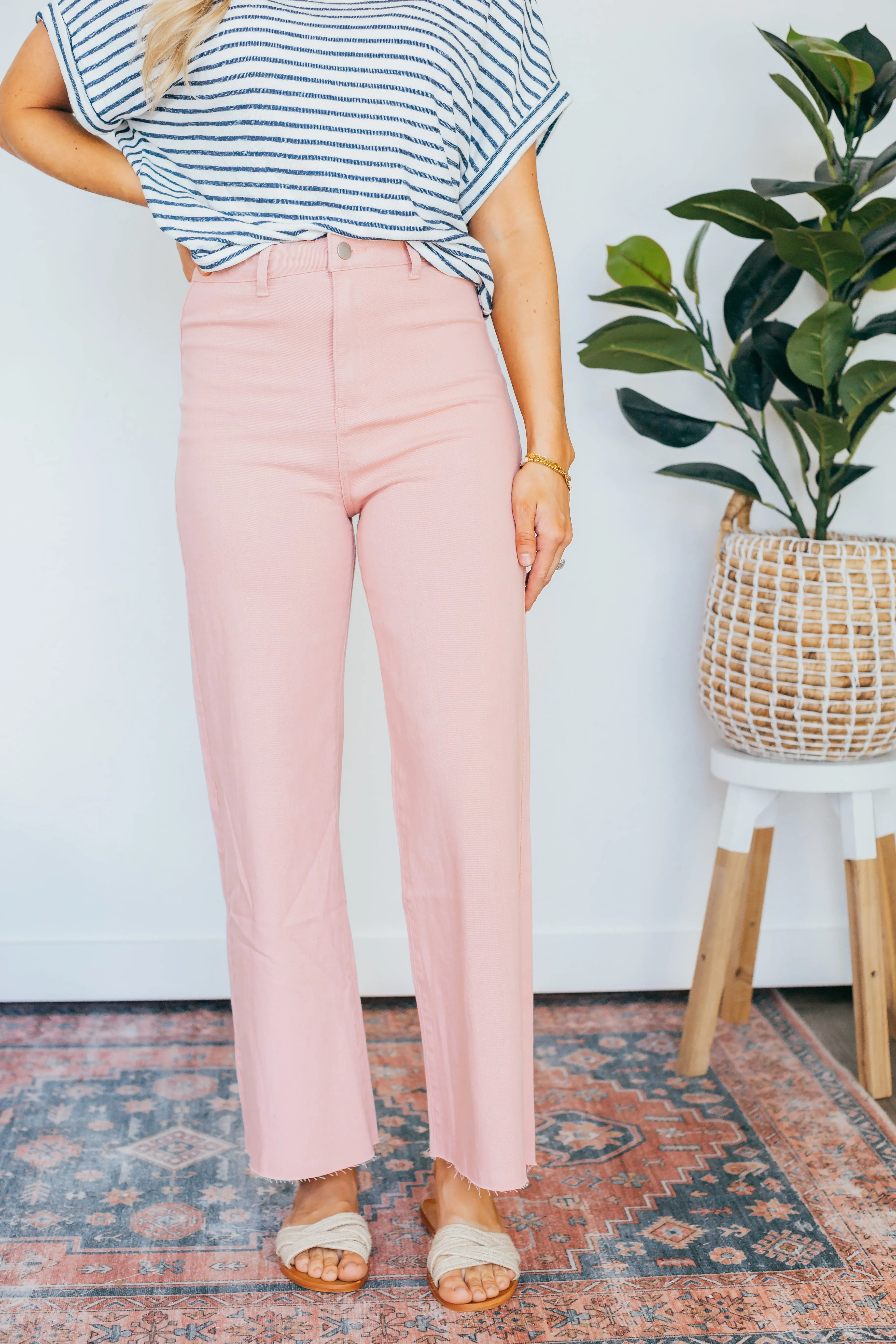 Annie High Rise Wide Leg Jeans in 10 Color Options