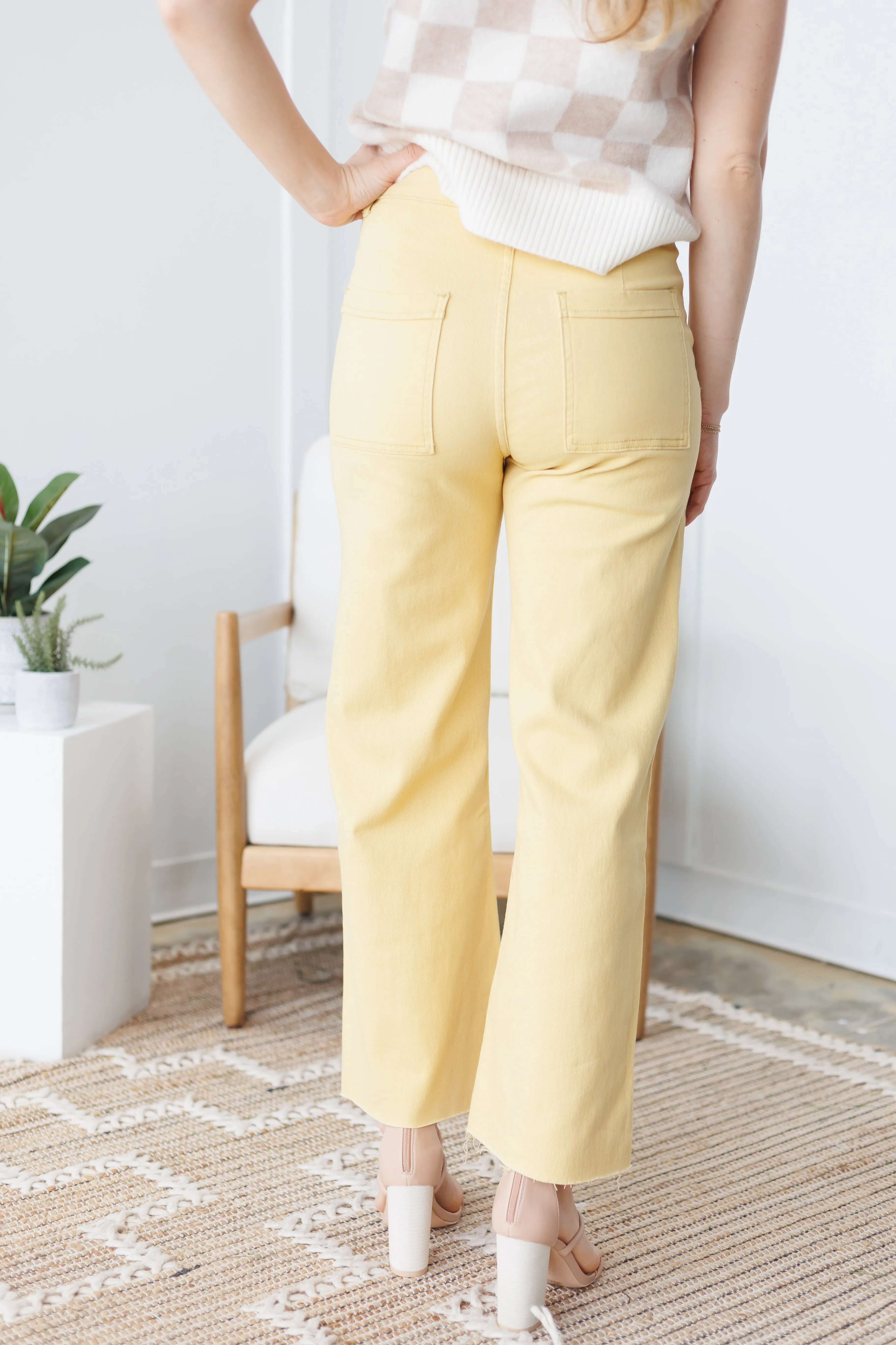 Annie High Rise Wide Leg Jeans in 10 Color Options