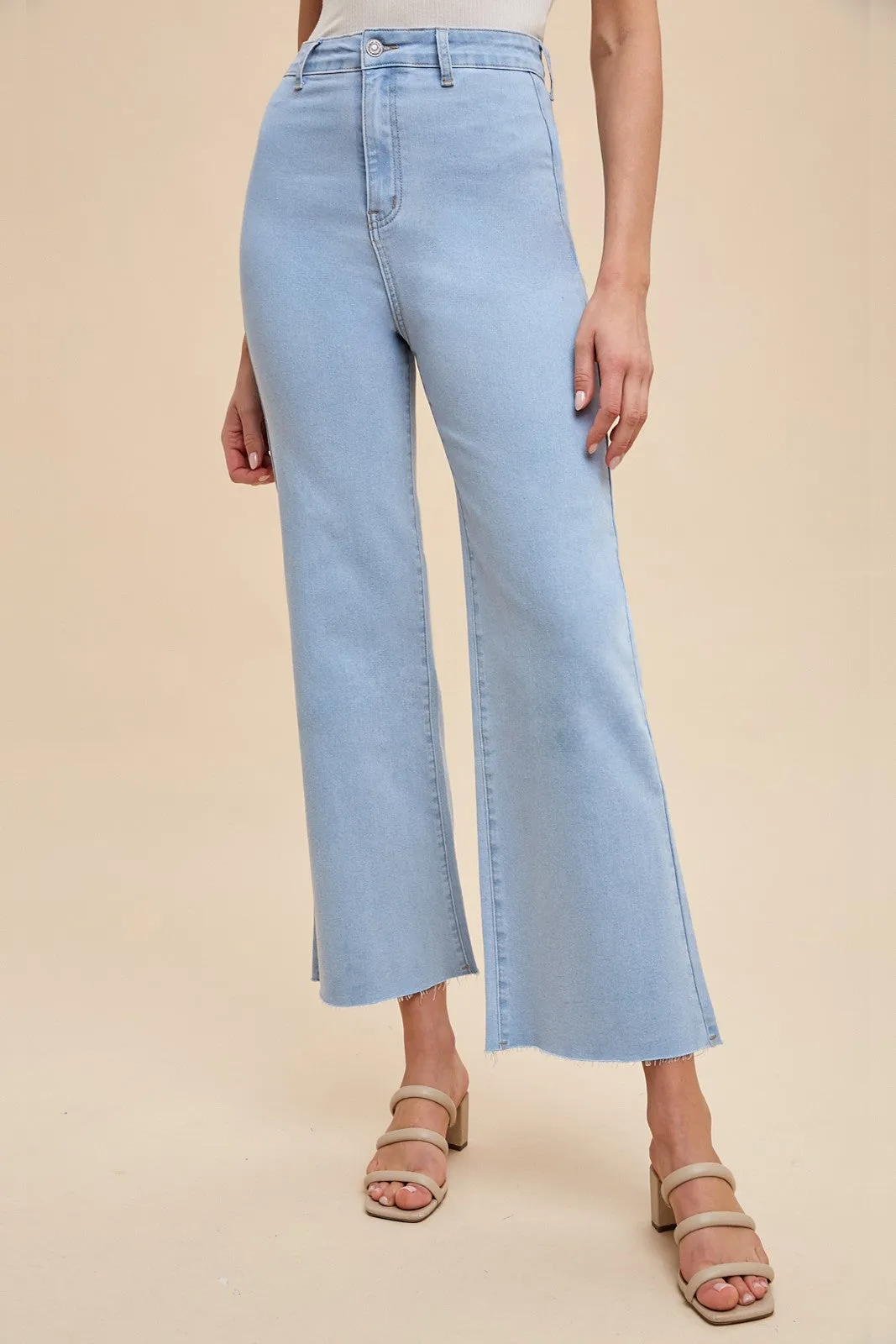 Annie High Rise Wide Leg Jeans in 10 Color Options