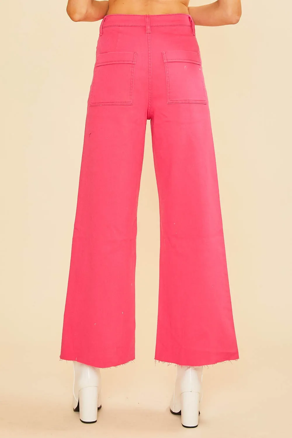 Annie High Rise Wide Leg Jeans in 10 Color Options