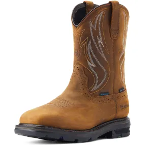 Ariat Men's Steel Toe Work Boot with Waterproof Shock Shield Technology