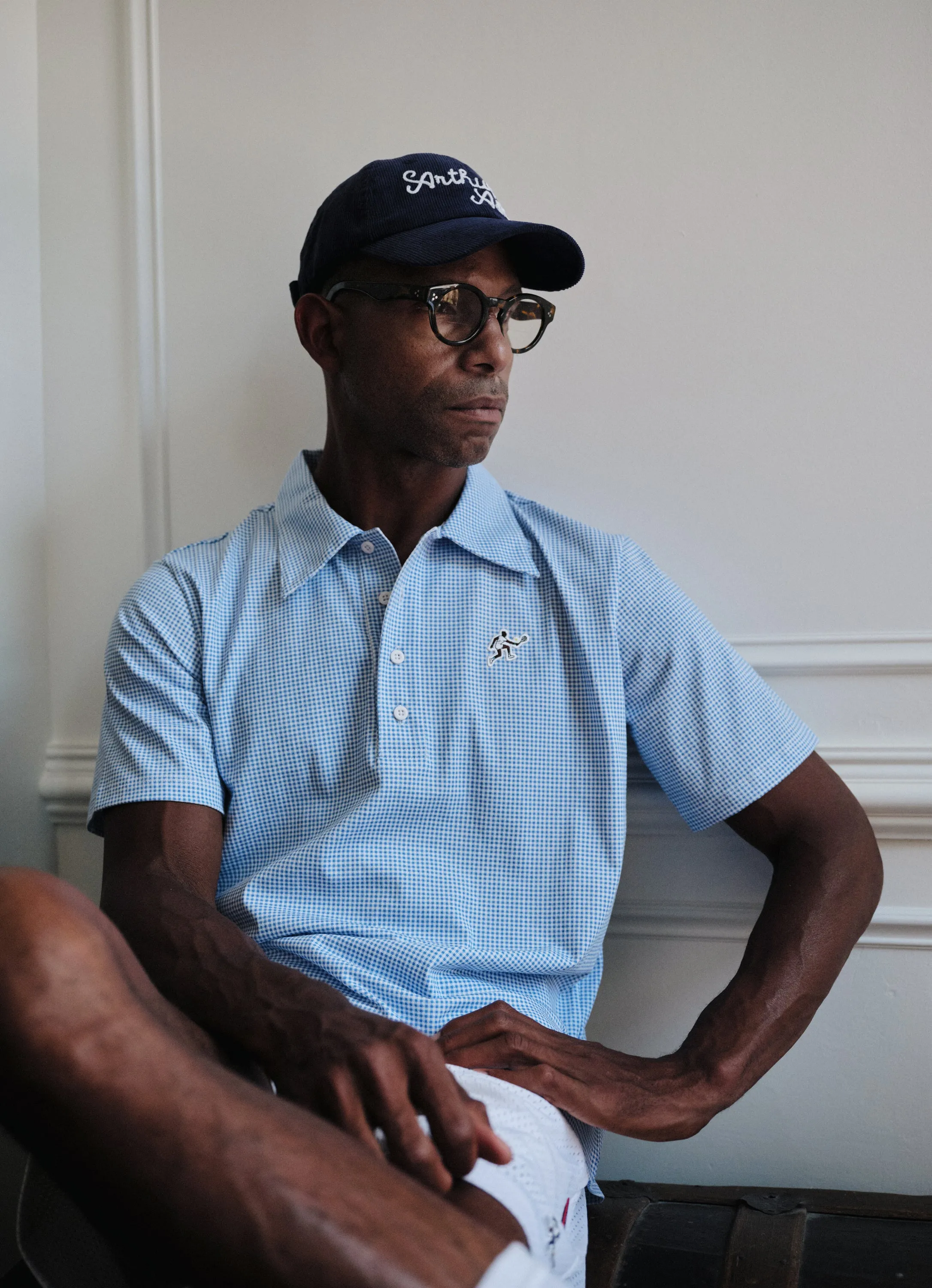 Arthur Ashe Gingham Icon Polo