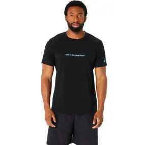 Men's Performance Black Knit Short Sleeve Top