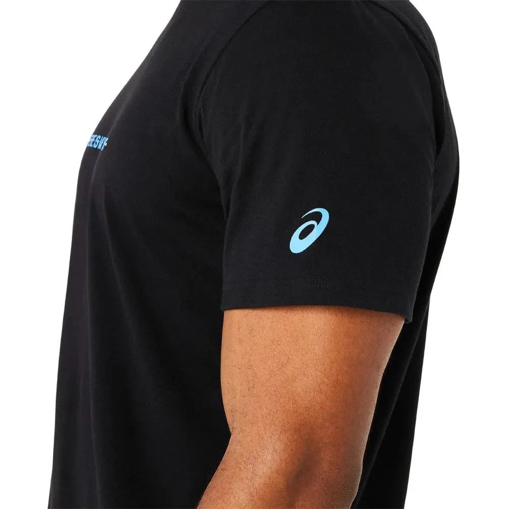 Men's Performance Black Knit Short Sleeve Top