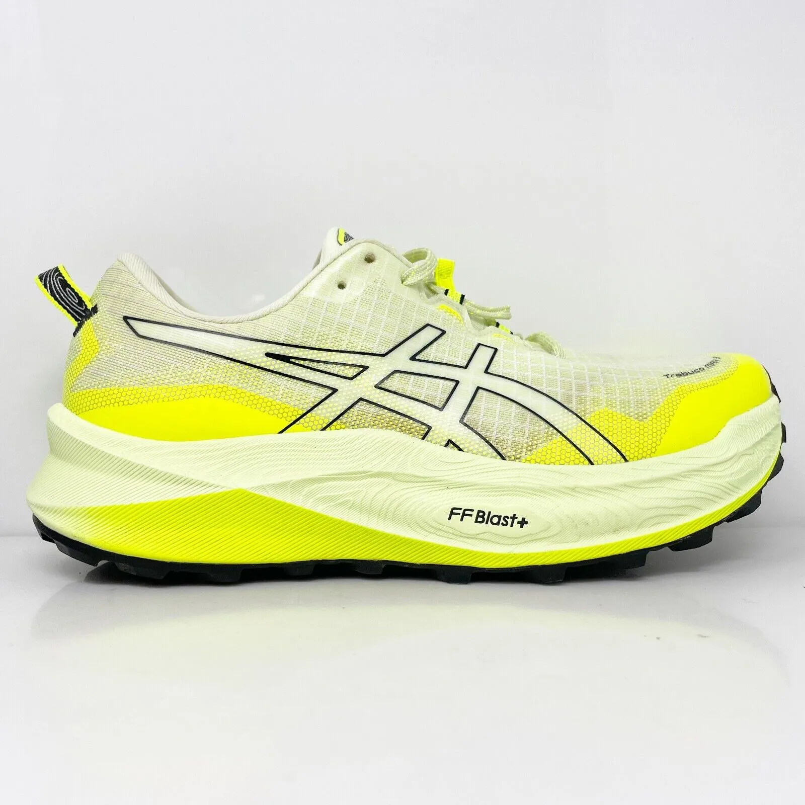 Asics Mens Trabuco Max 3 1011B800 Yellow Running Shoes Sneakers Size 10