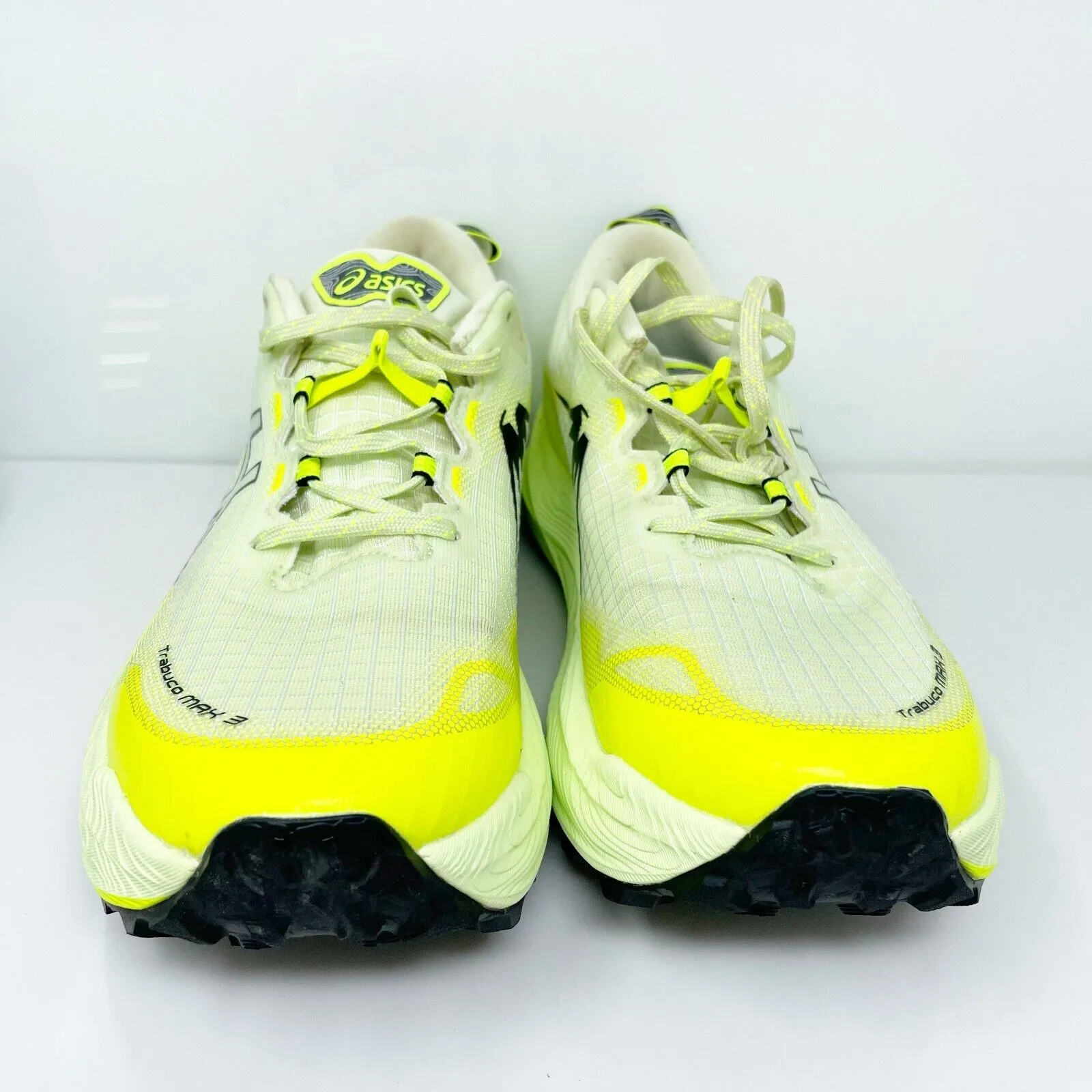 Asics Mens Trabuco Max 3 1011B800 Yellow Running Shoes Sneakers Size 10