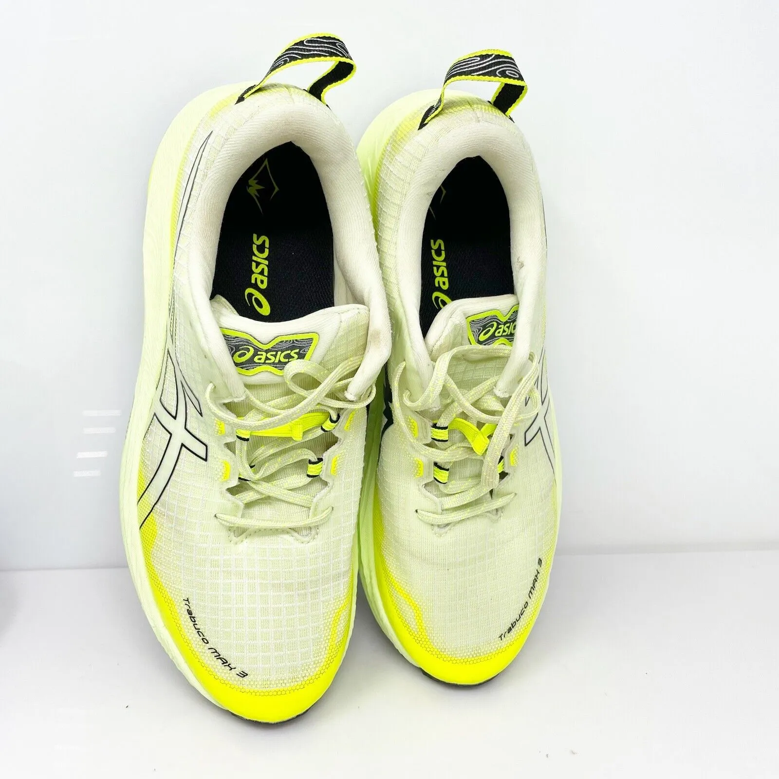 Asics Mens Trabuco Max 3 1011B800 Yellow Running Shoes Sneakers Size 10