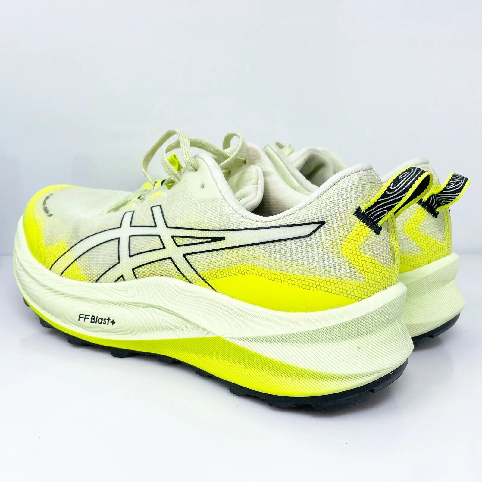 Asics Mens Trabuco Max 3 1011B800 Yellow Running Shoes Sneakers Size 10