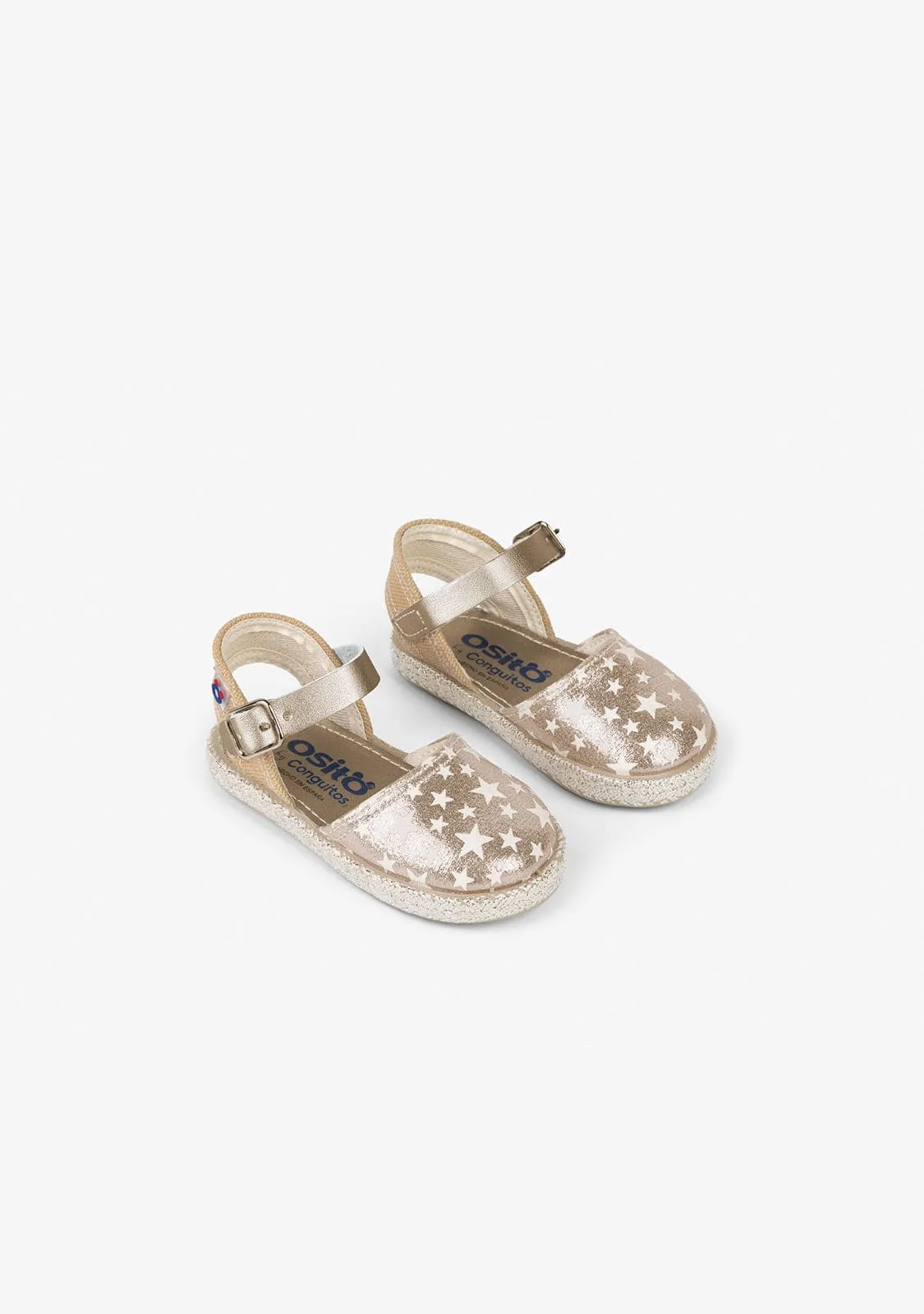 Baby's Star Platinum Glow Espadrilles