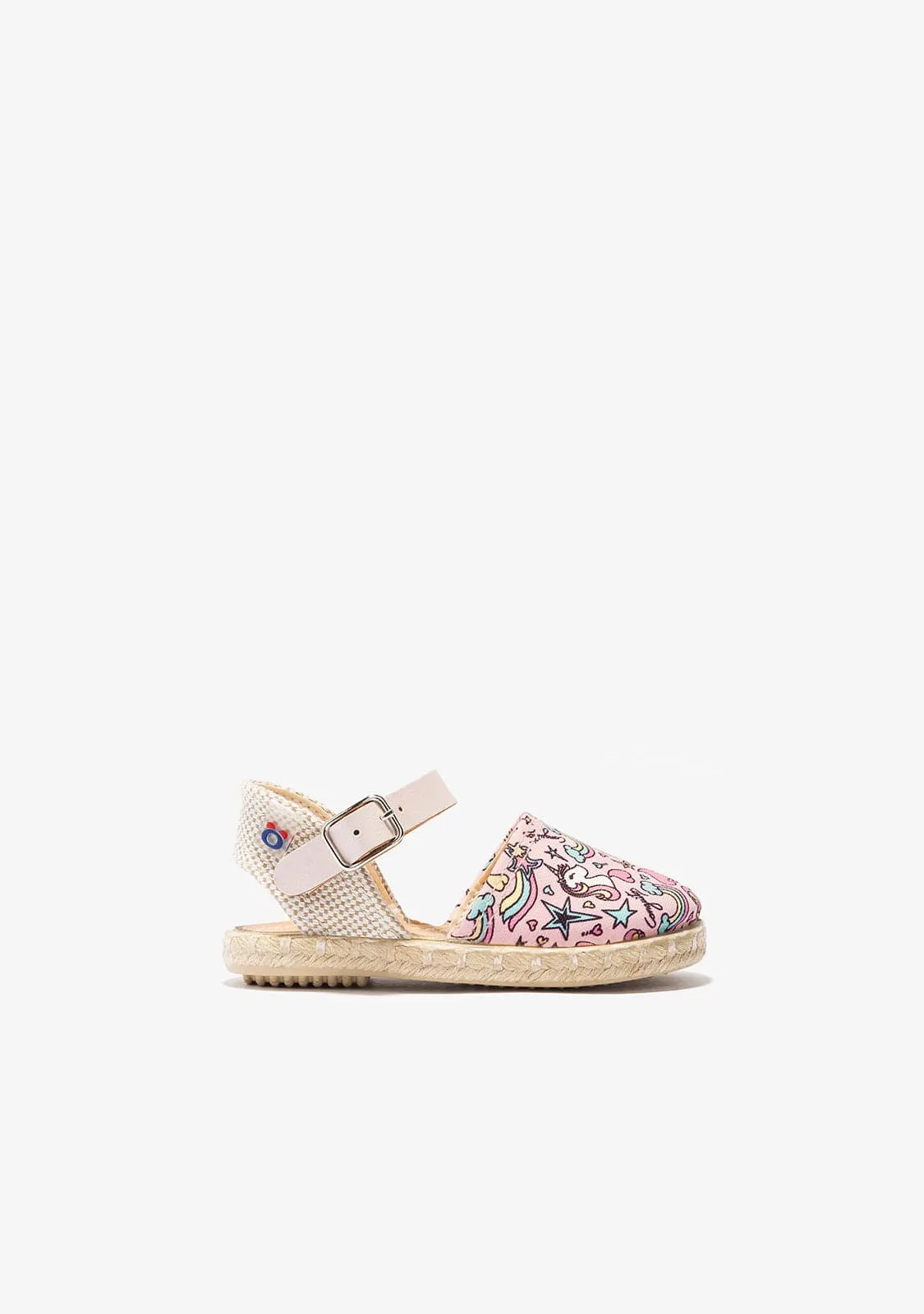 Baby's Unicorn Print Espadrilles