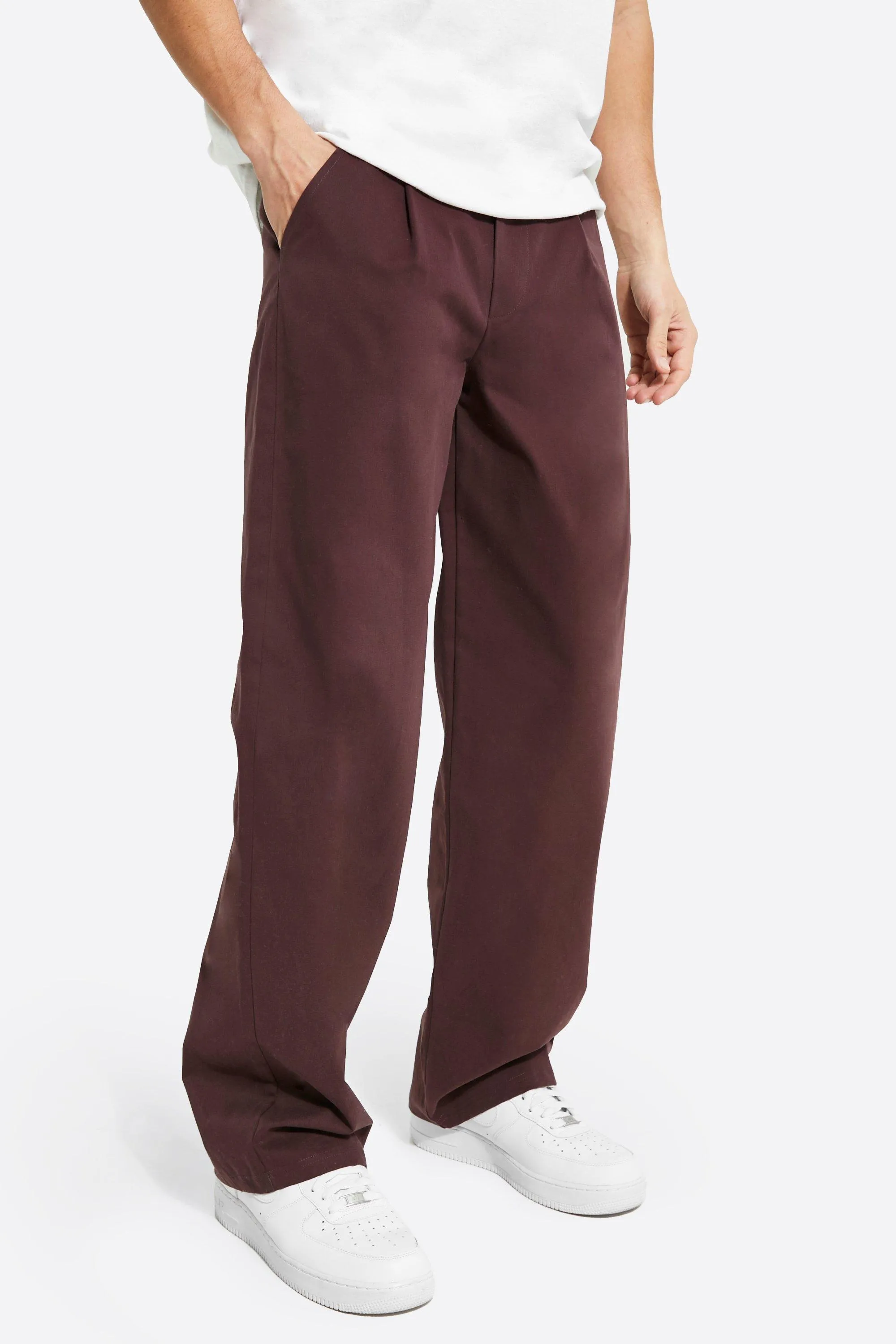 Baggy Fit Chino Trousers