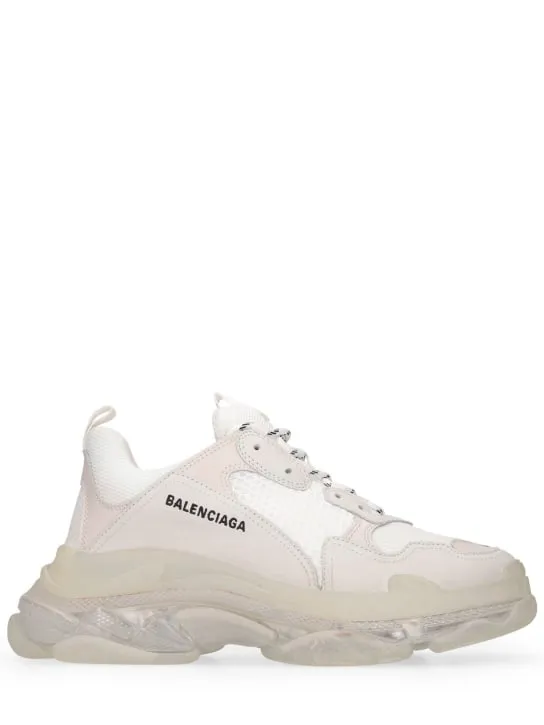 Balenciaga   Triple S clear sole sneakers 