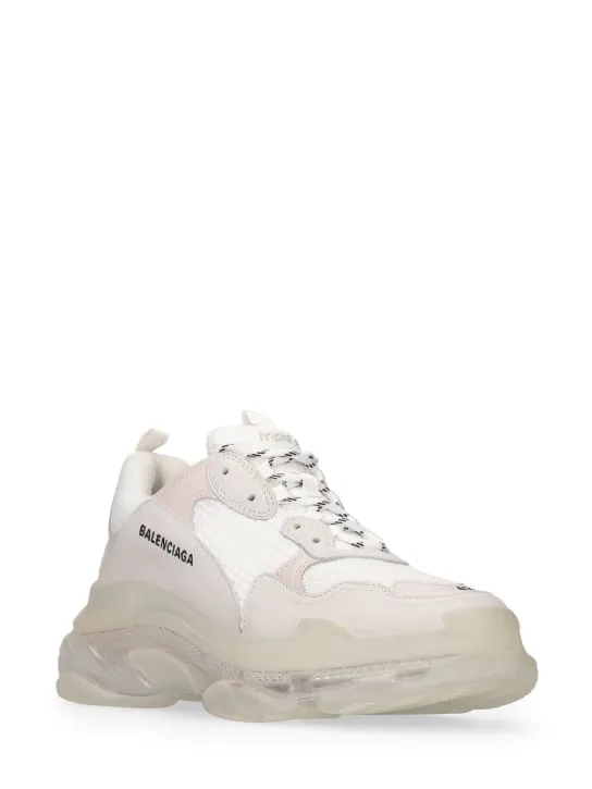 Balenciaga   Triple S clear sole sneakers 