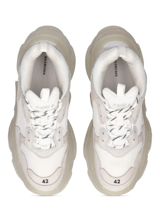 Balenciaga   Triple S clear sole sneakers 