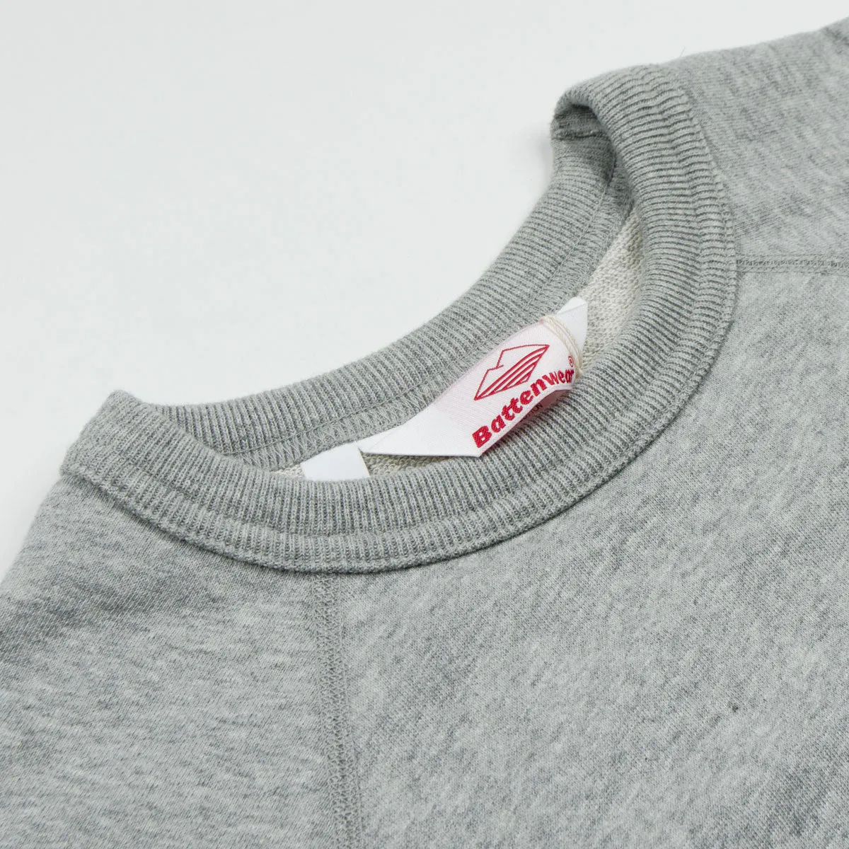 Battenwear Short-sleeve Reach-Up Sweatshirt Grey - Shop Now!