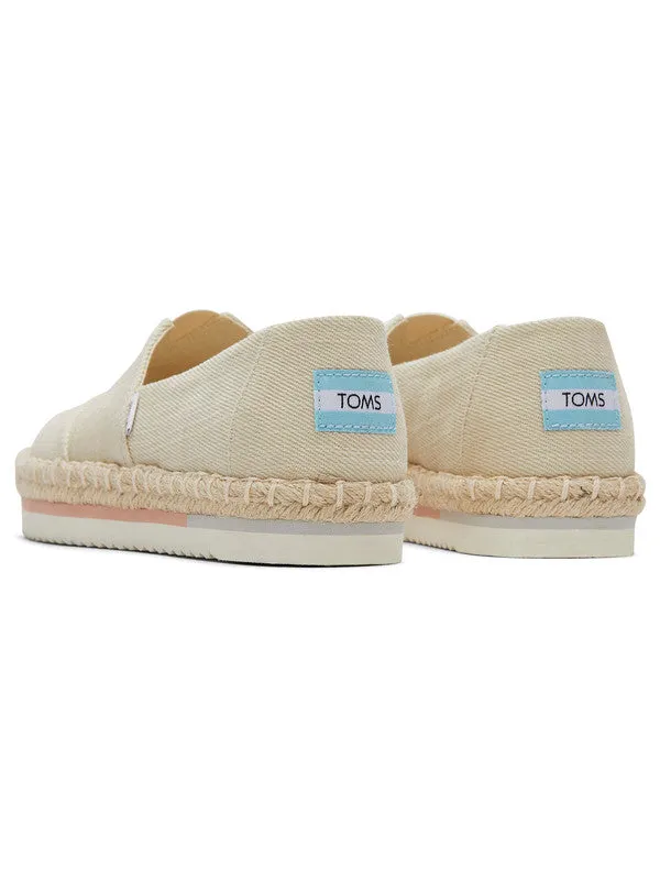 Beige Platform Espadrilles