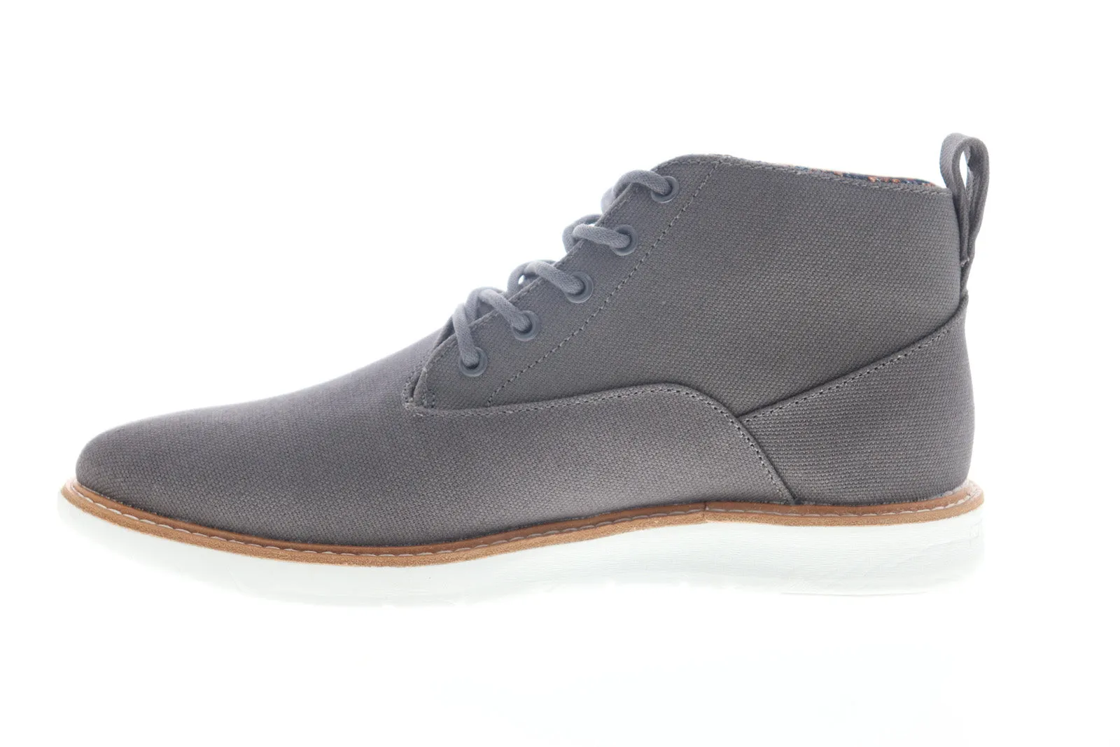 Ben Sherman Men's Grey Canvas Chukka Boots with Lace-up Closure - Style BNMS19111 Omega Casual Chukkas.