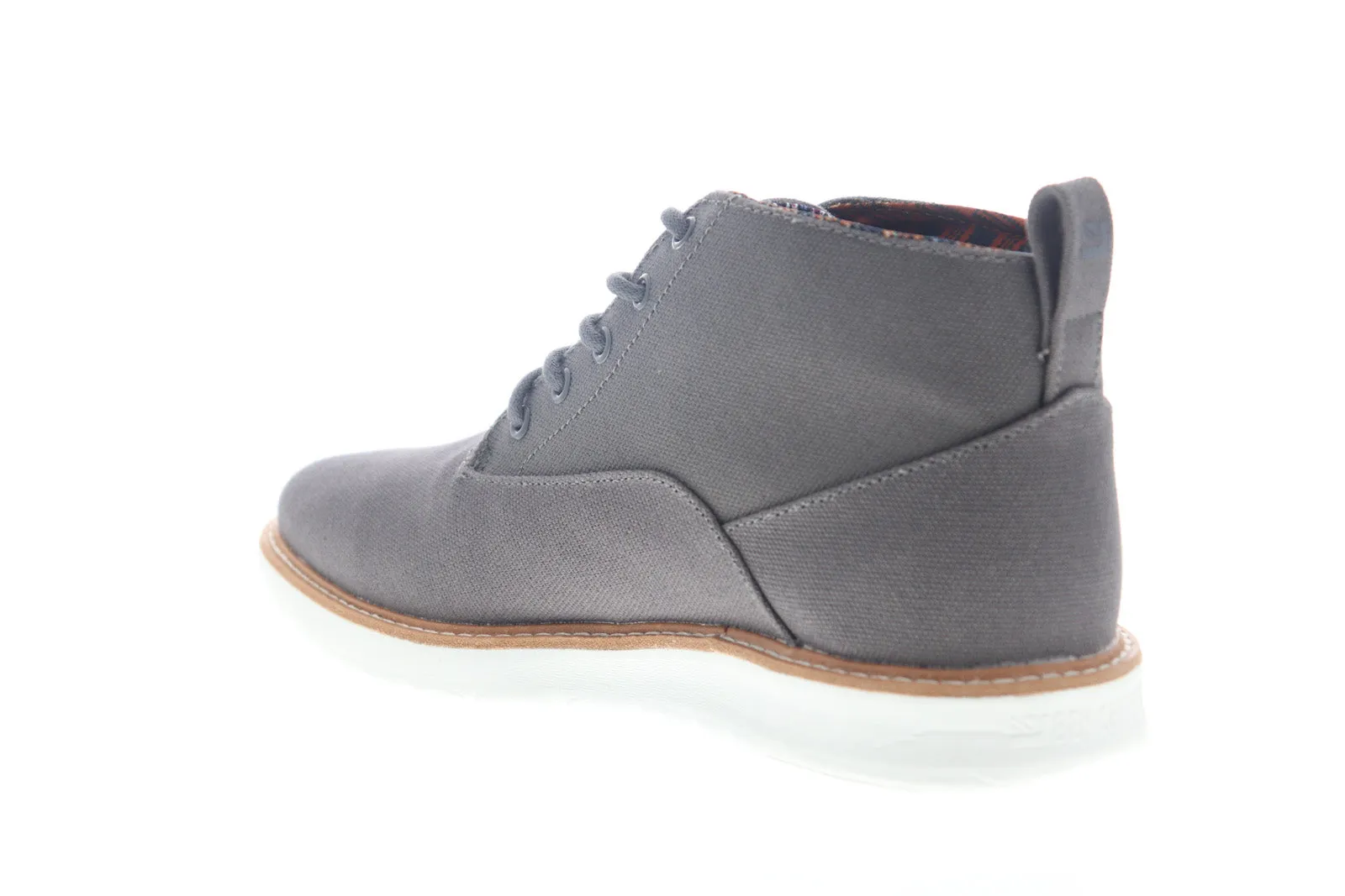 Ben Sherman Men's Grey Canvas Chukka Boots with Lace-up Closure - Style BNMS19111 Omega Casual Chukkas.