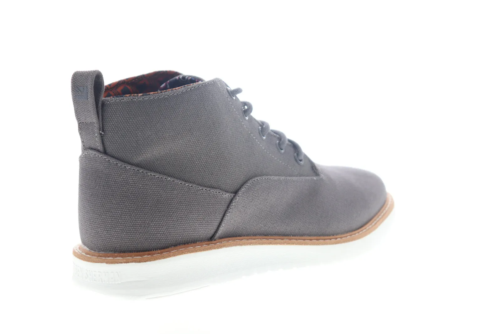 Ben Sherman Men's Grey Canvas Chukka Boots with Lace-up Closure - Style BNMS19111 Omega Casual Chukkas.