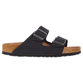 Birkenstock Unisex Sandals Arizona BS Vegan Buckles Slides Birko-Flor Nubuck - UK 5