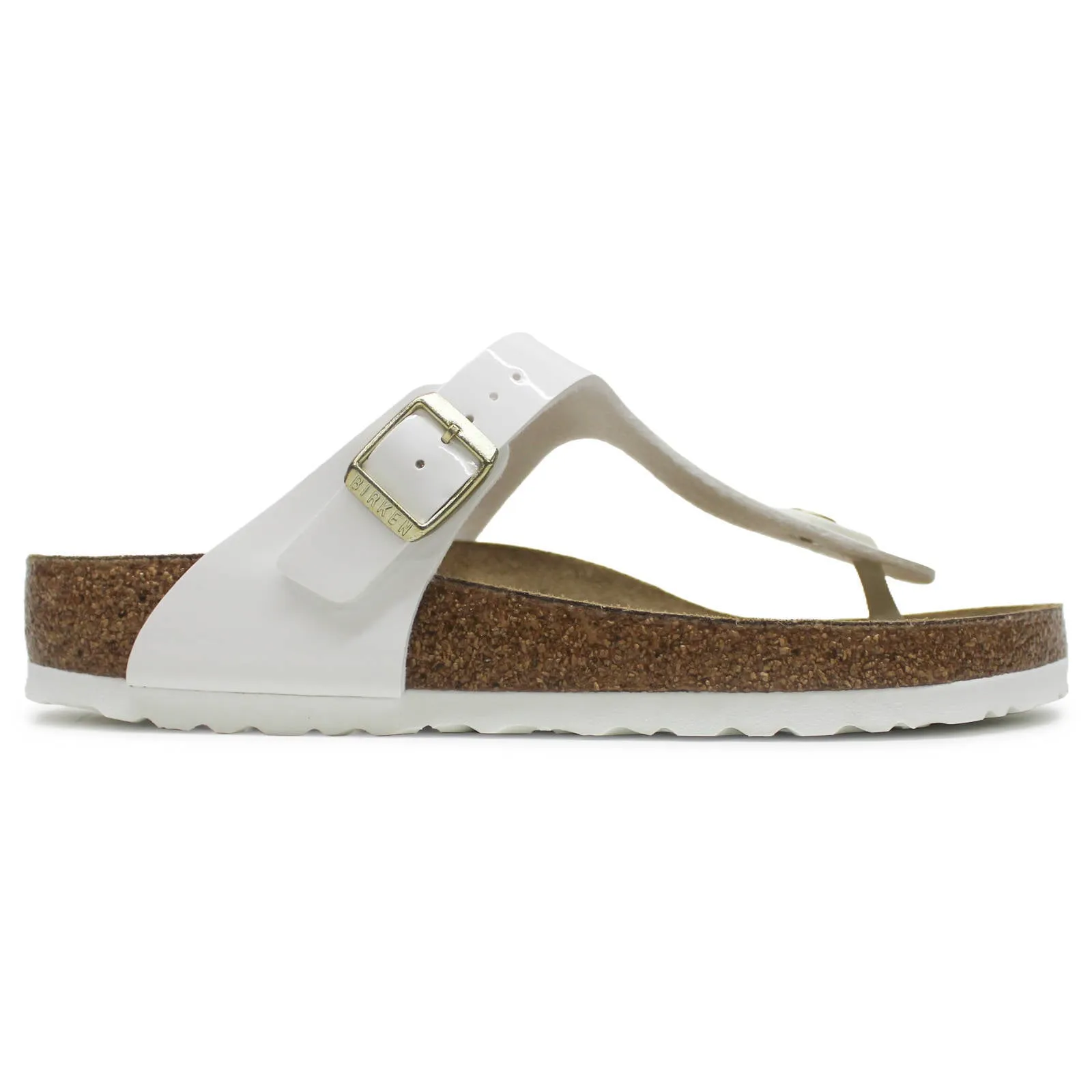 Birkenstock Unisex Sandals Gizeh Metallic Open-Back Beach Slides Birko-Flor - UK 5.5