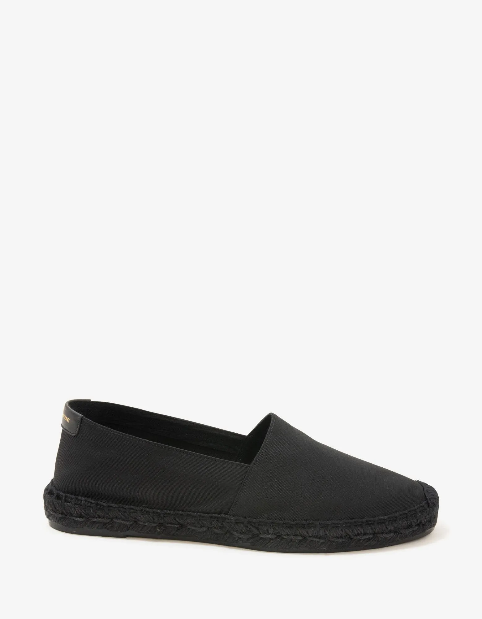 Black Logo Espadrilles