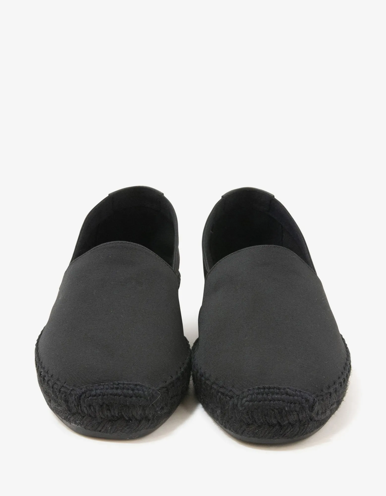 Black Logo Espadrilles